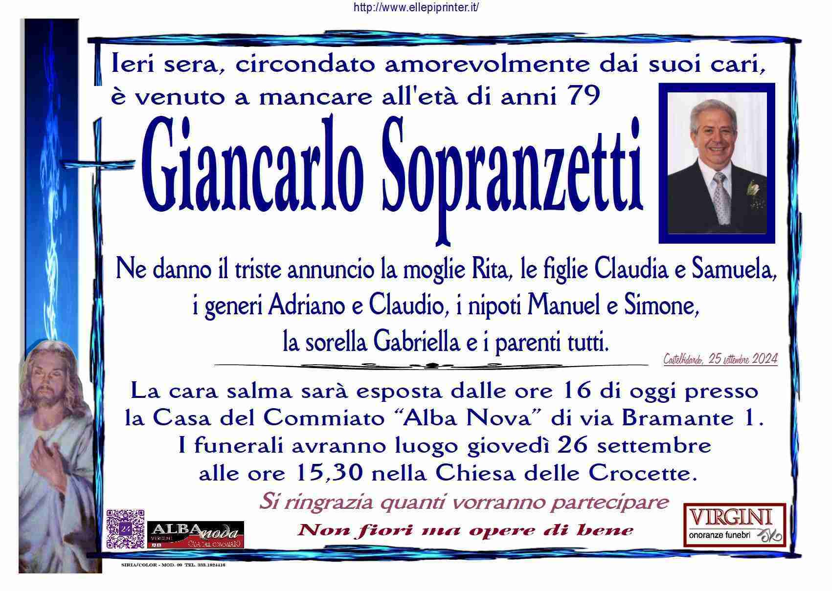 Giancarlo Sopranzetti