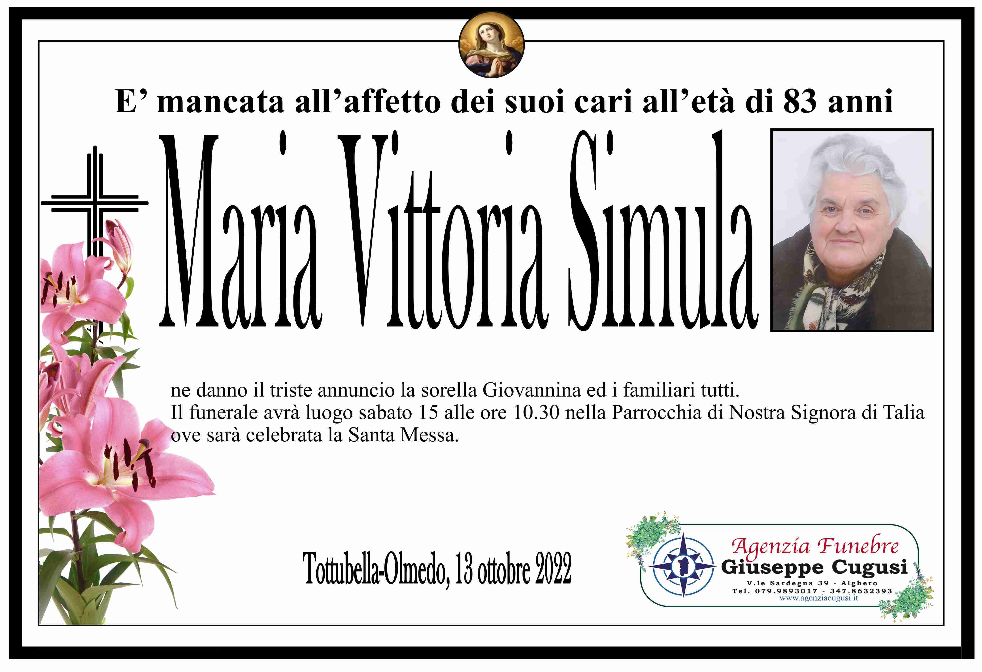 Maria Vittoria Simula