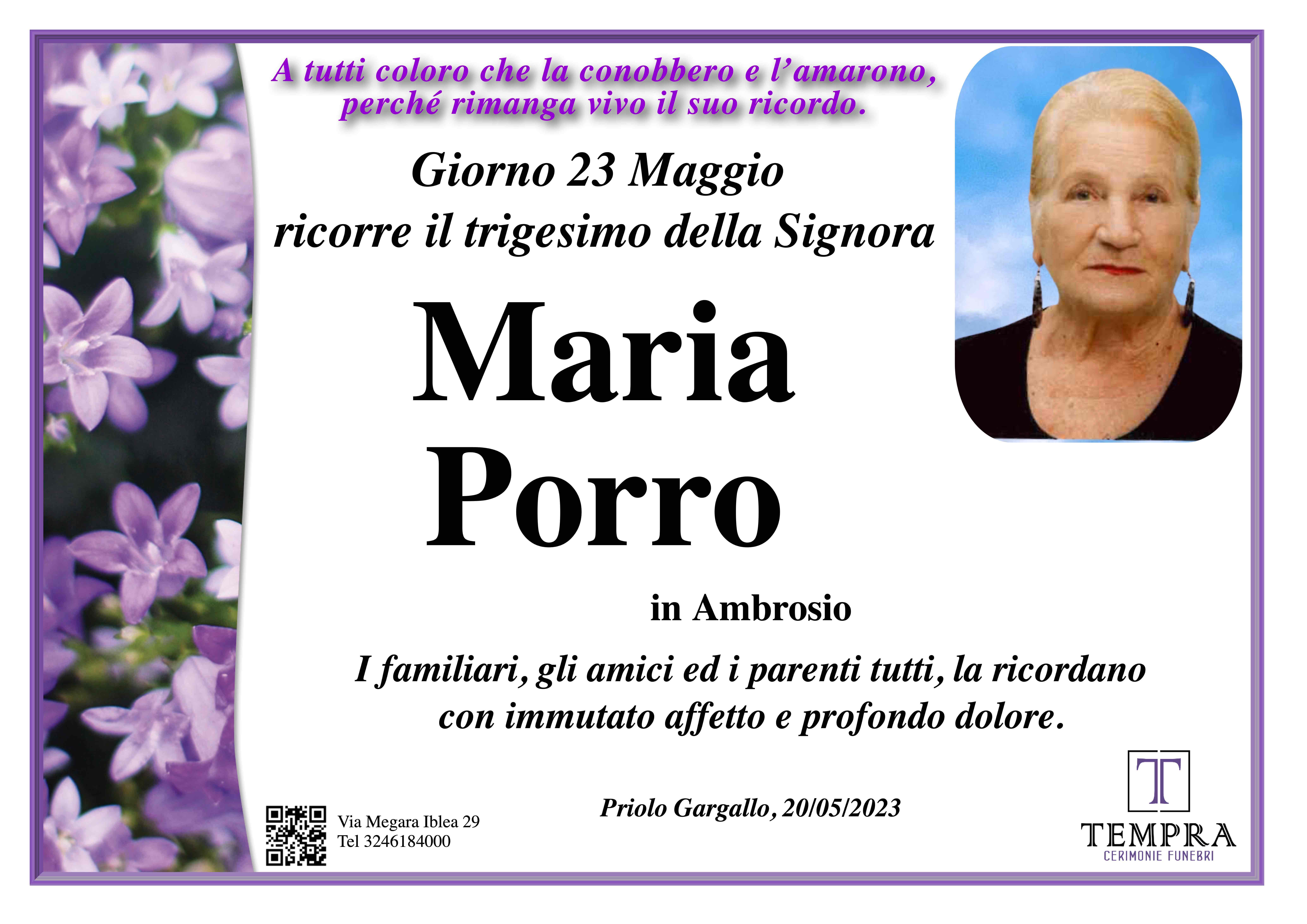 Maria Porro