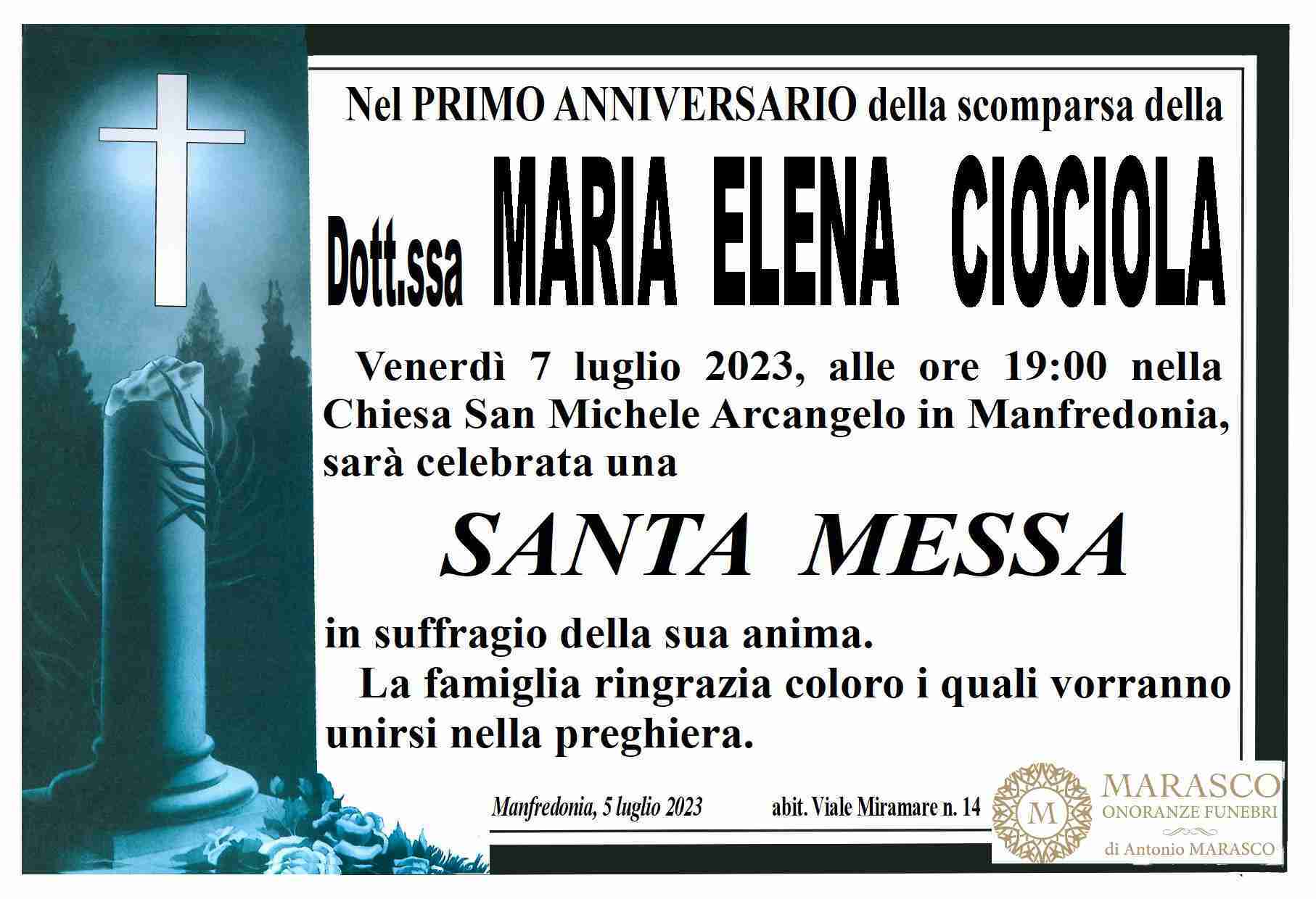 Maria Elena Ciociola