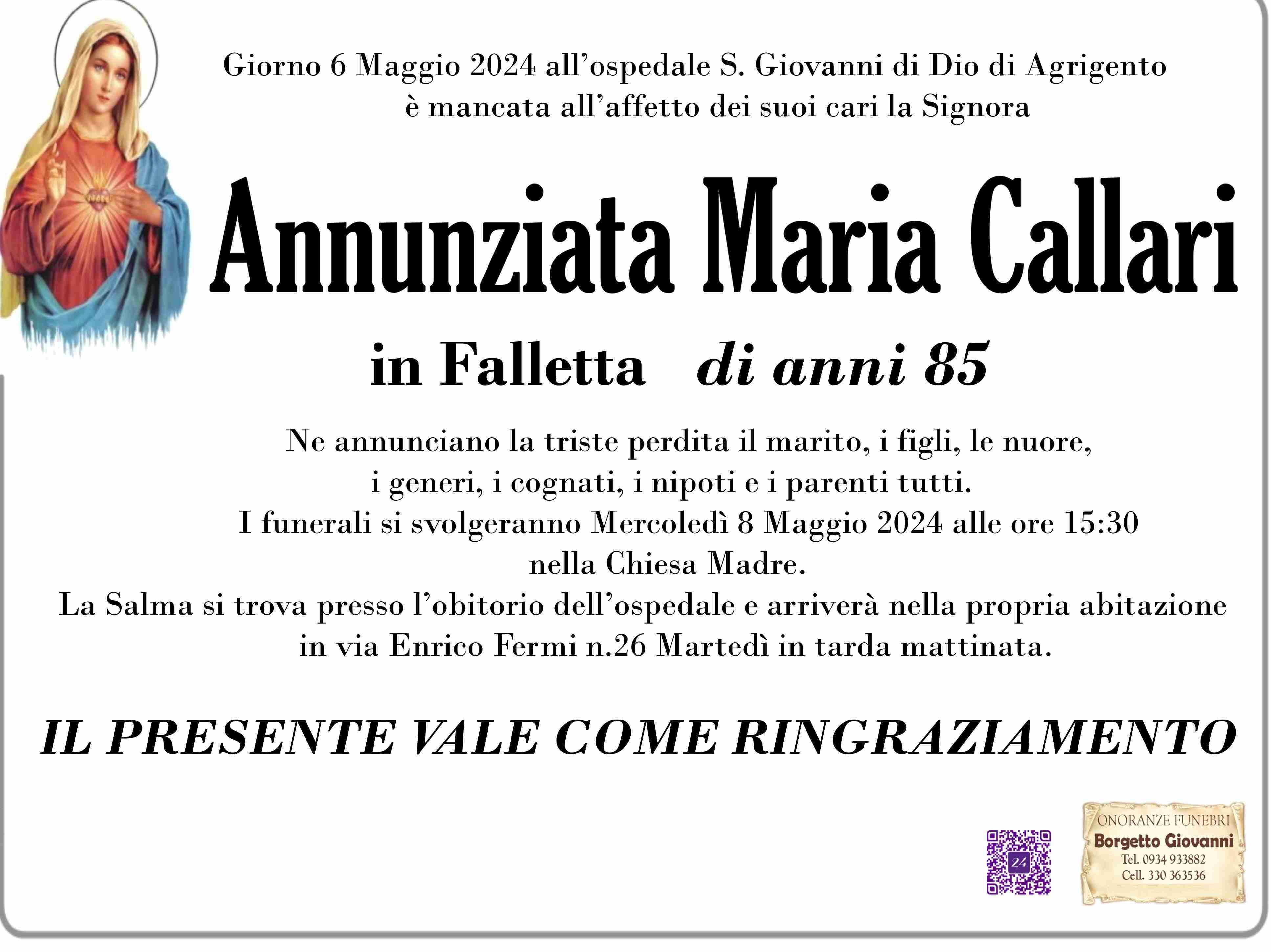 Annunziata Maria Callari