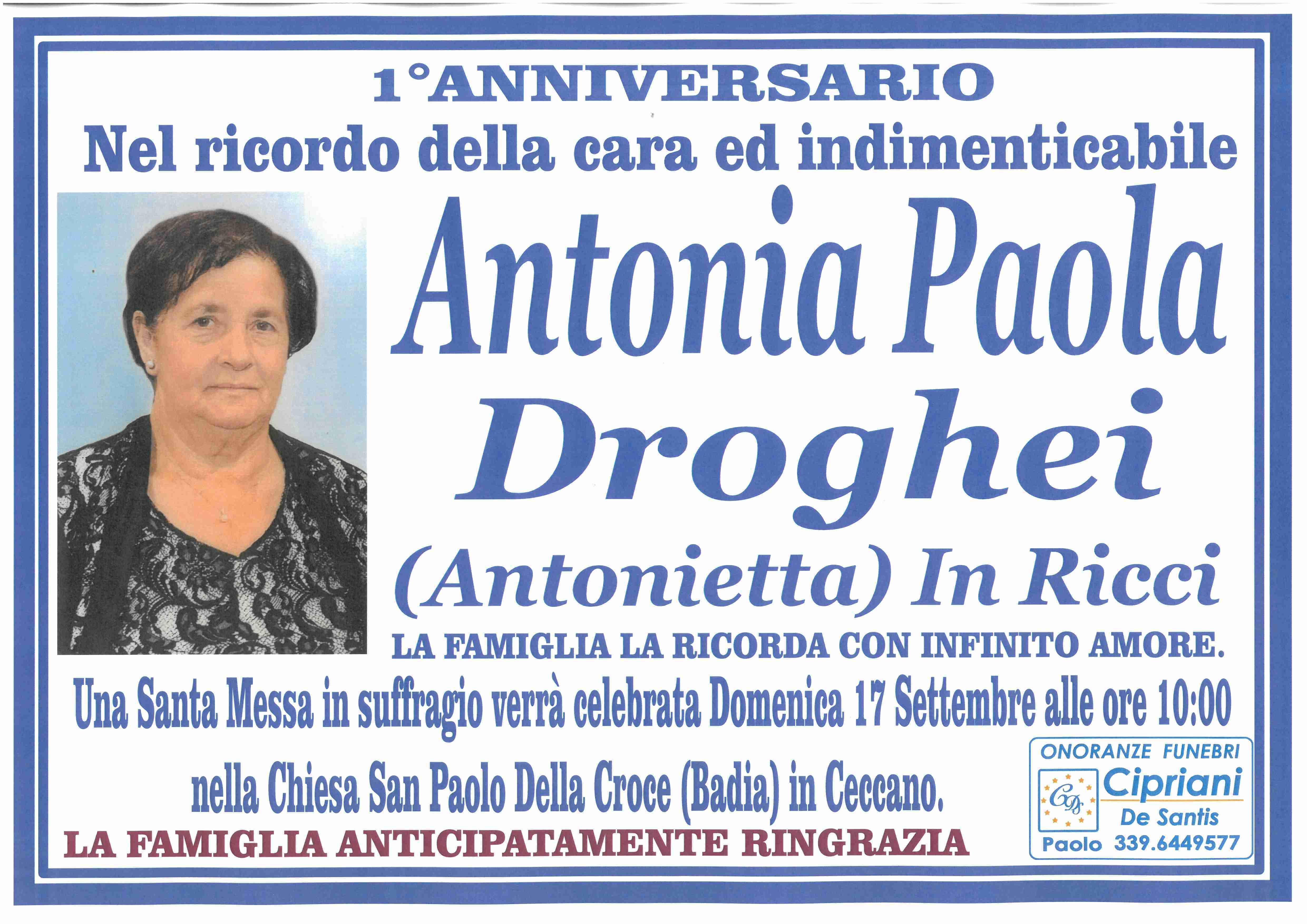 Antonia Paola Droghei
