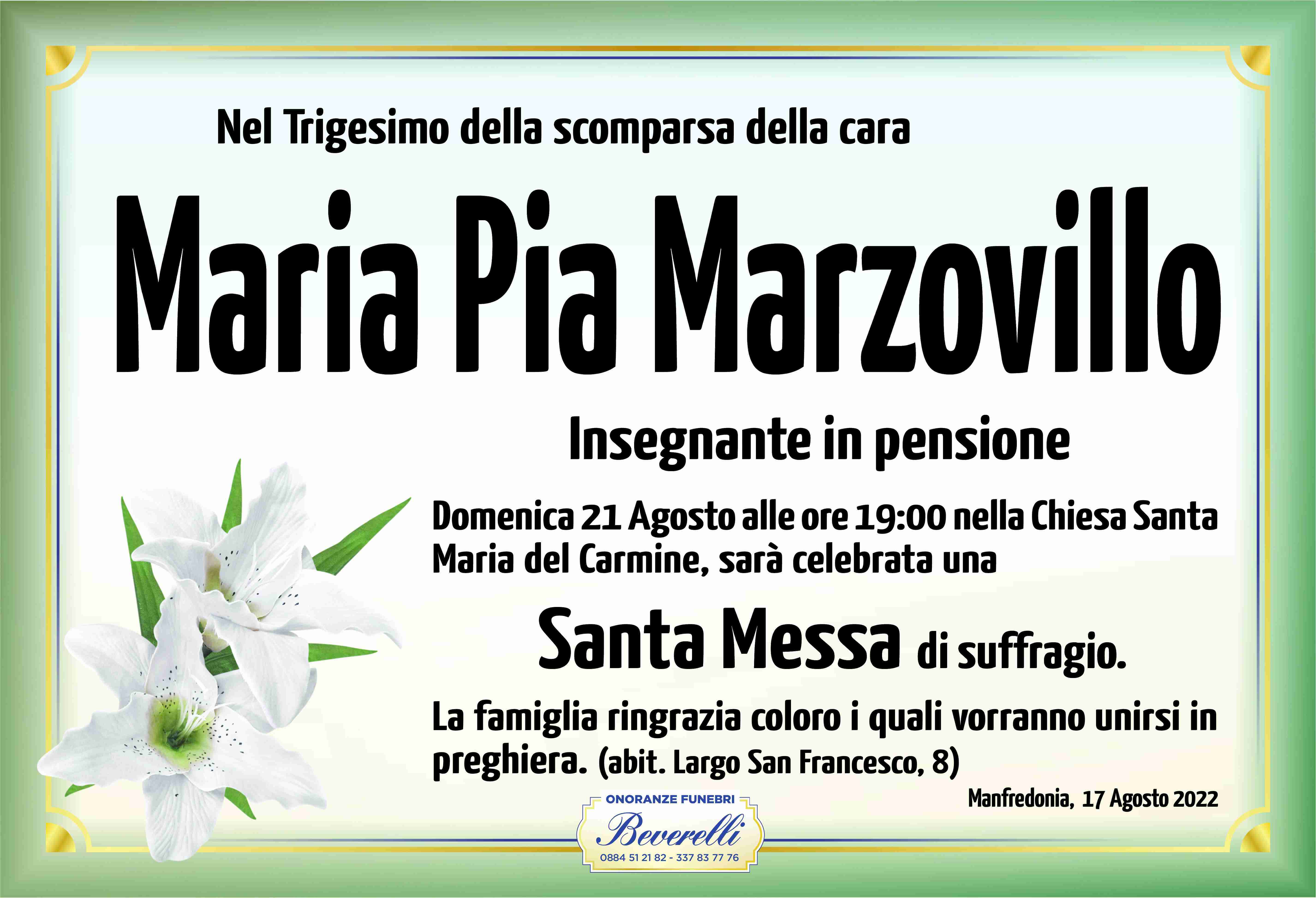 Maria Pia Marzovillo