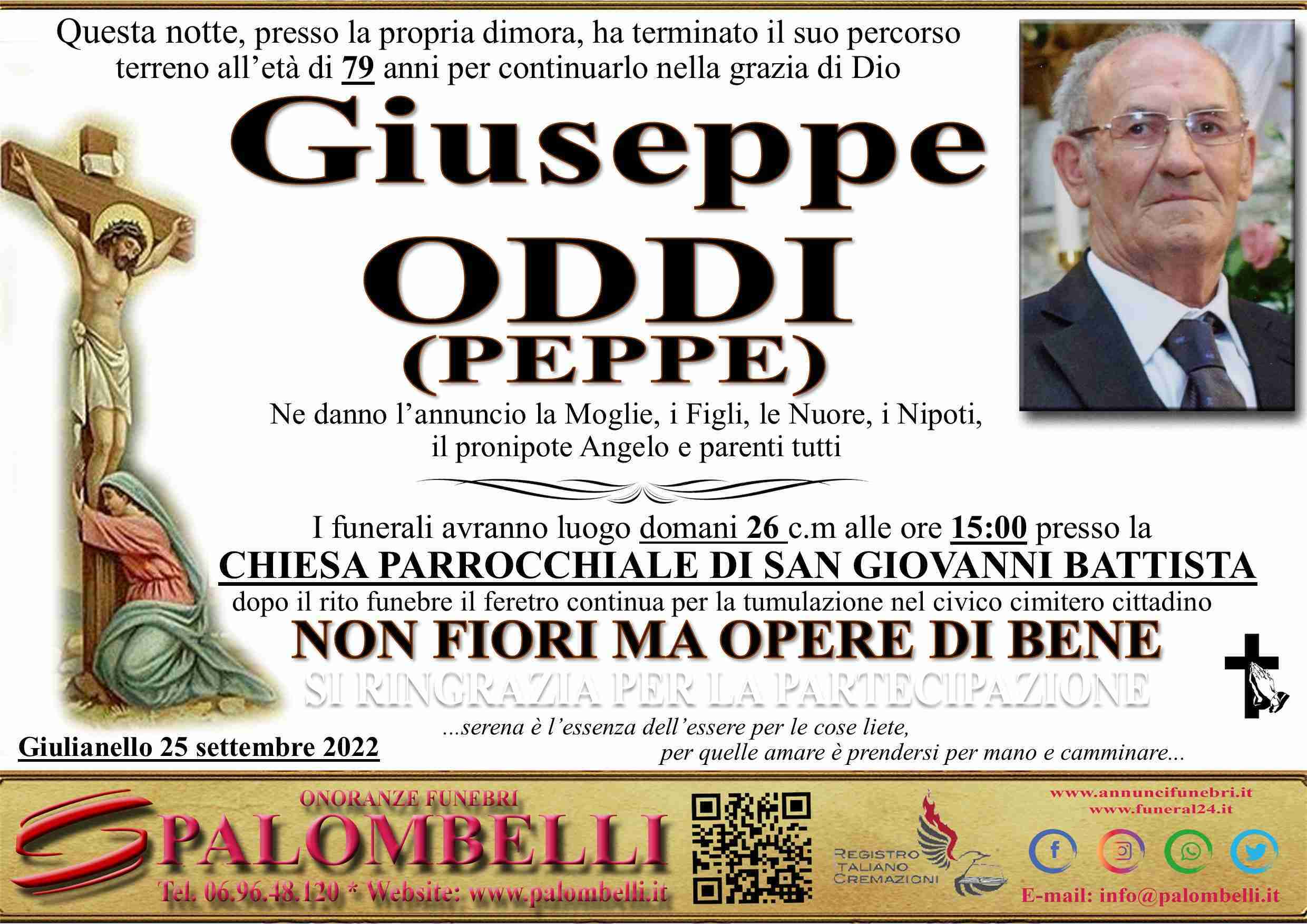 Giuseppe (Peppe) ODDI