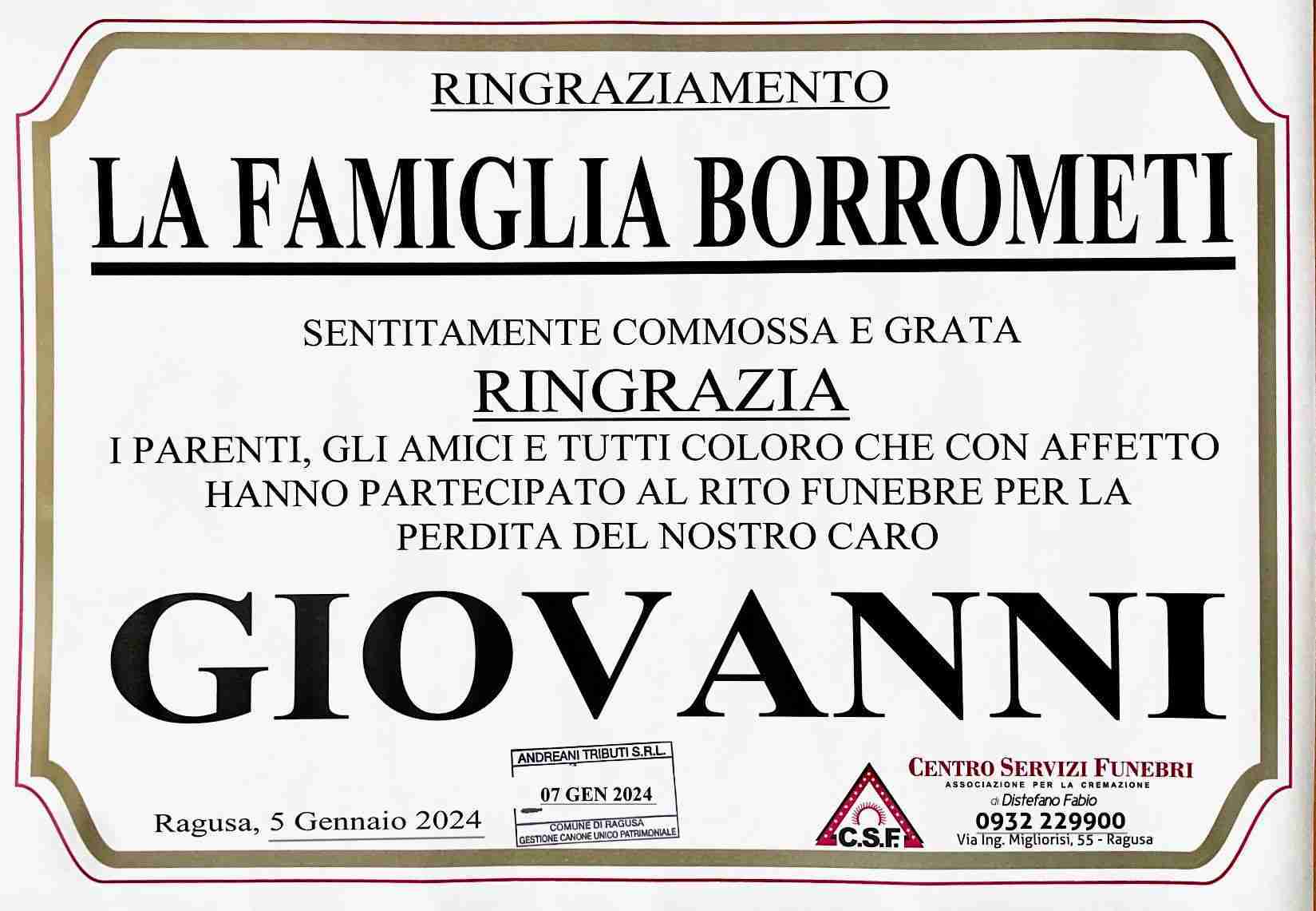 Borrometi Giovanni