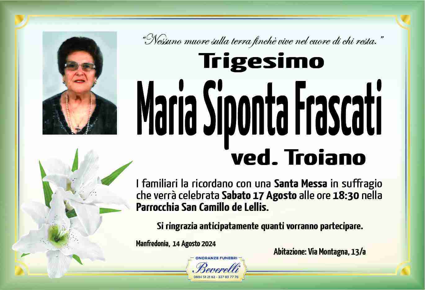 Maria Siponta Frascati