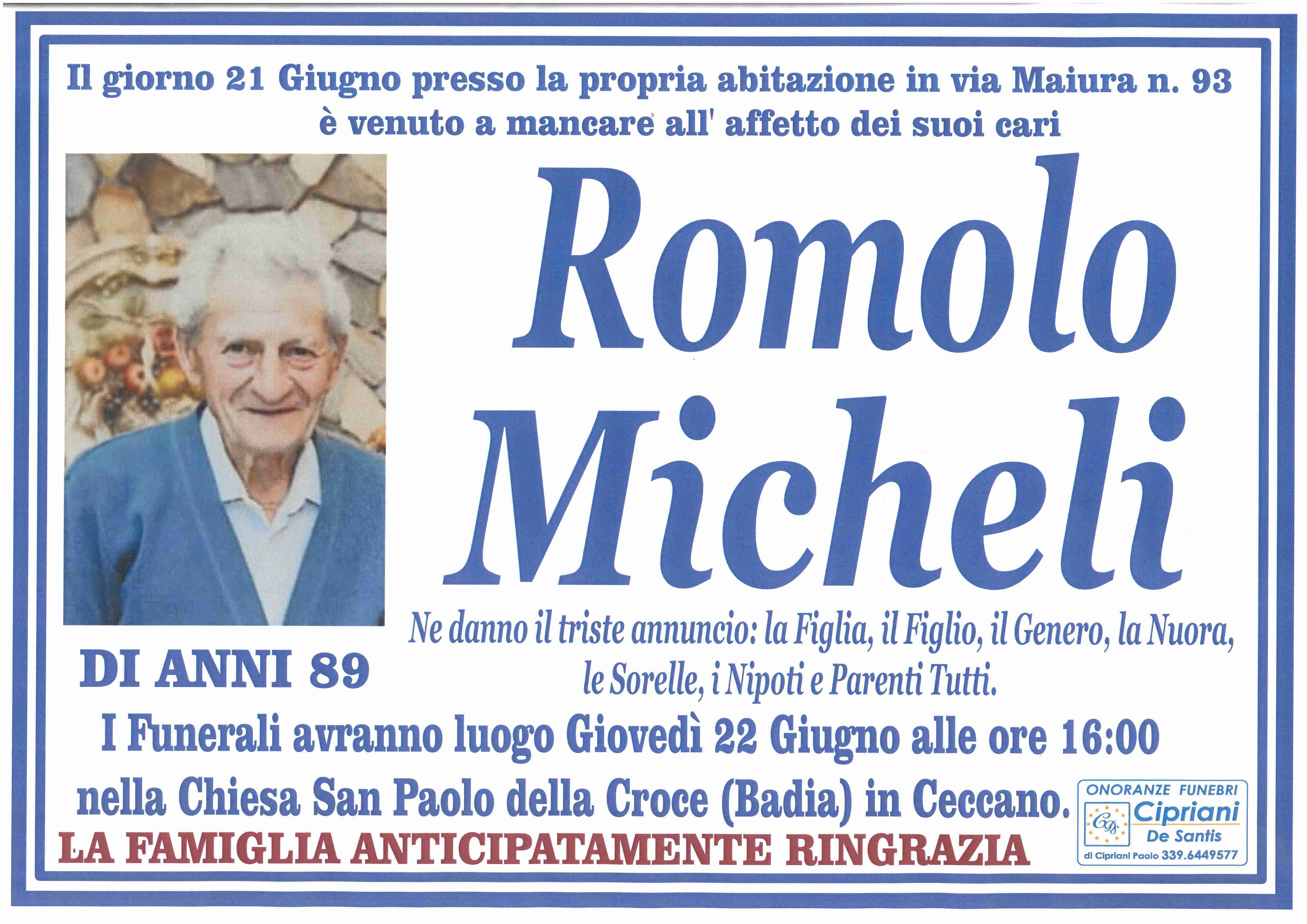 Romolo Micheli