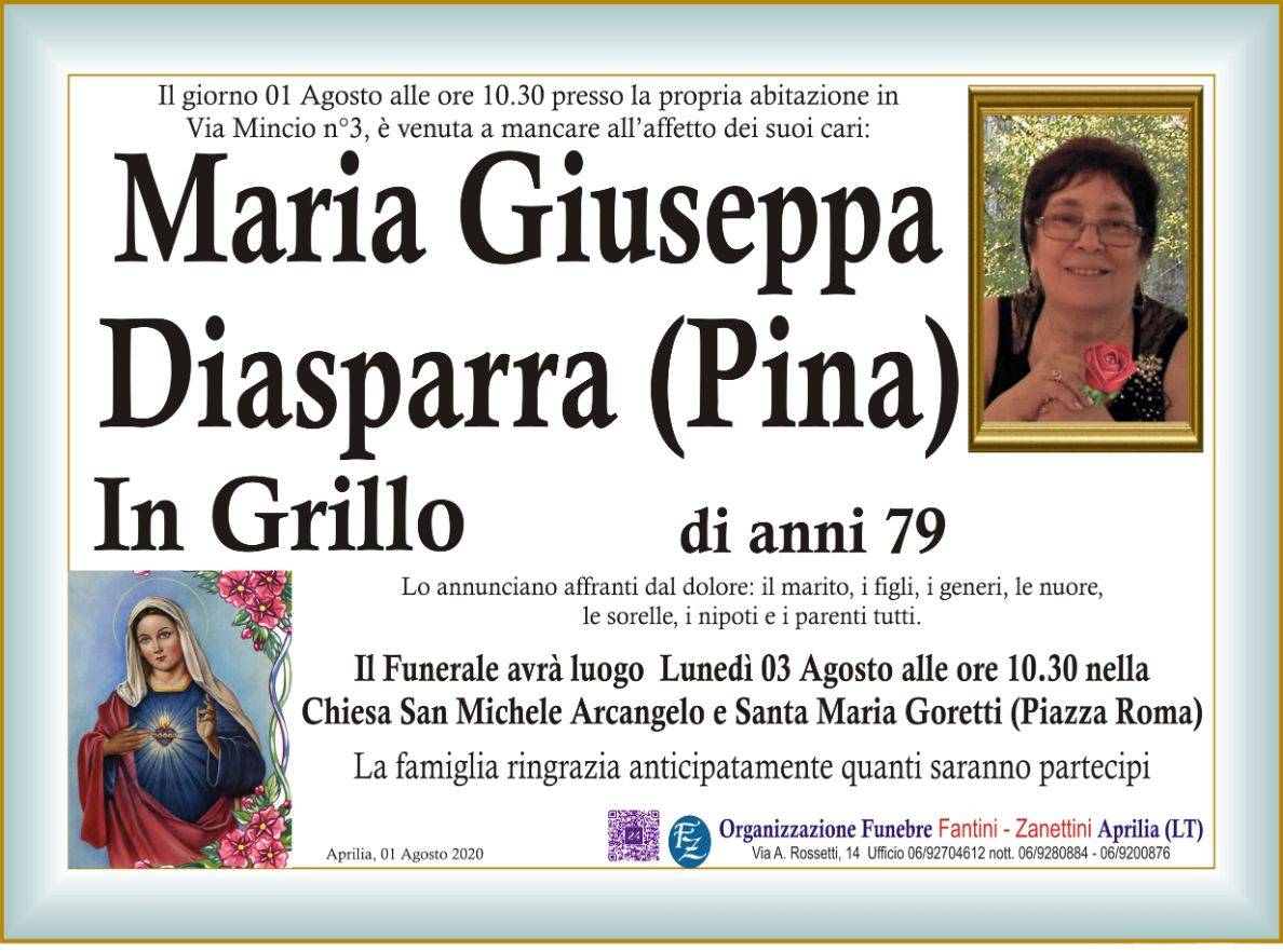 Maria Giuseppa (Pina) Diasparra