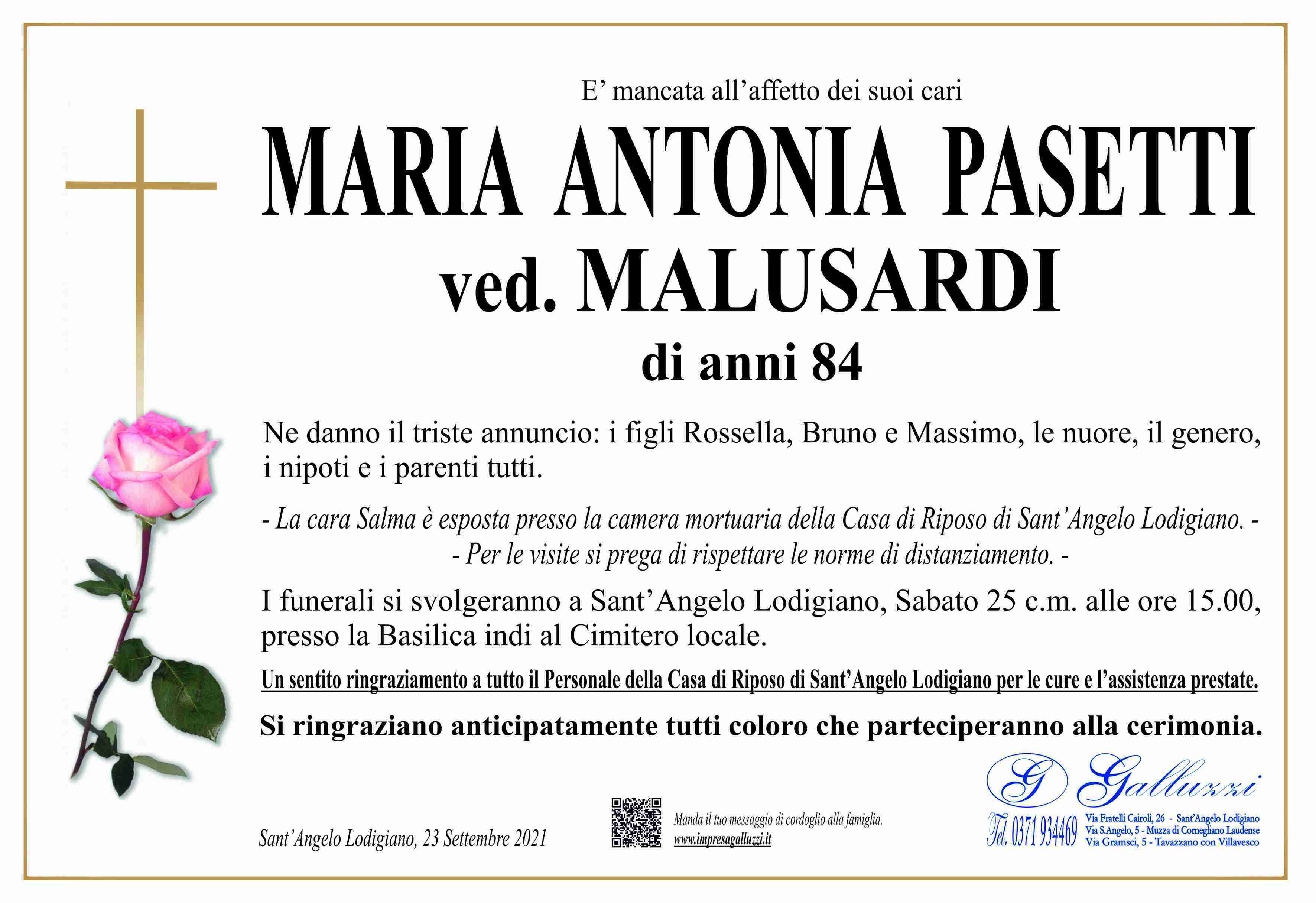 Maria Antonia Pasetti