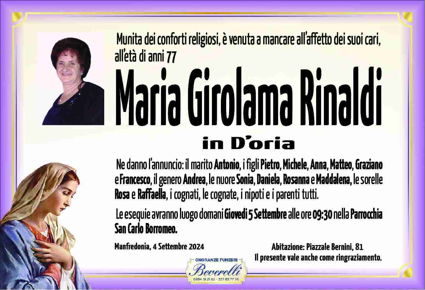 Maria Girolama Rinaldi