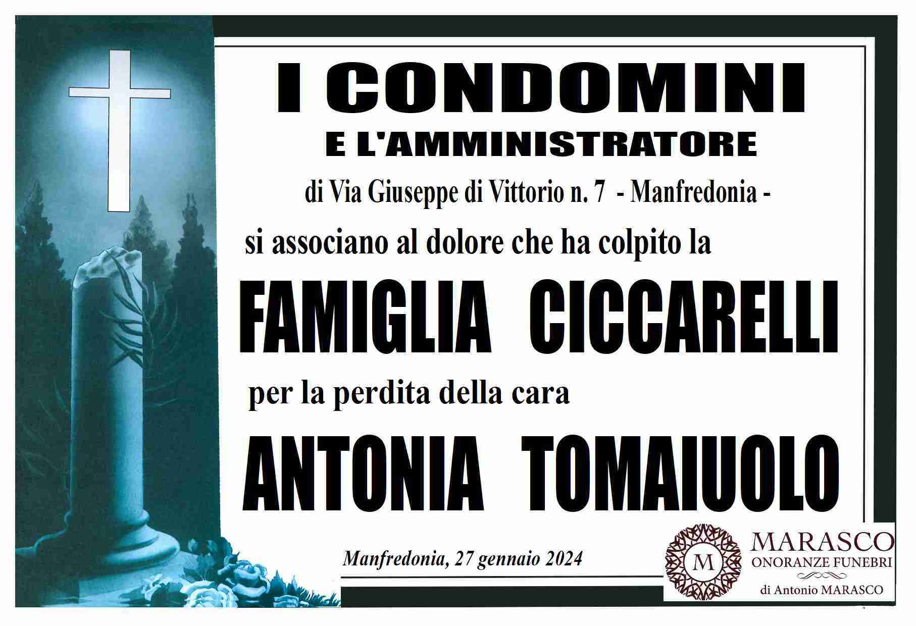 Antonia Tomaiuolo in Ciccarelli