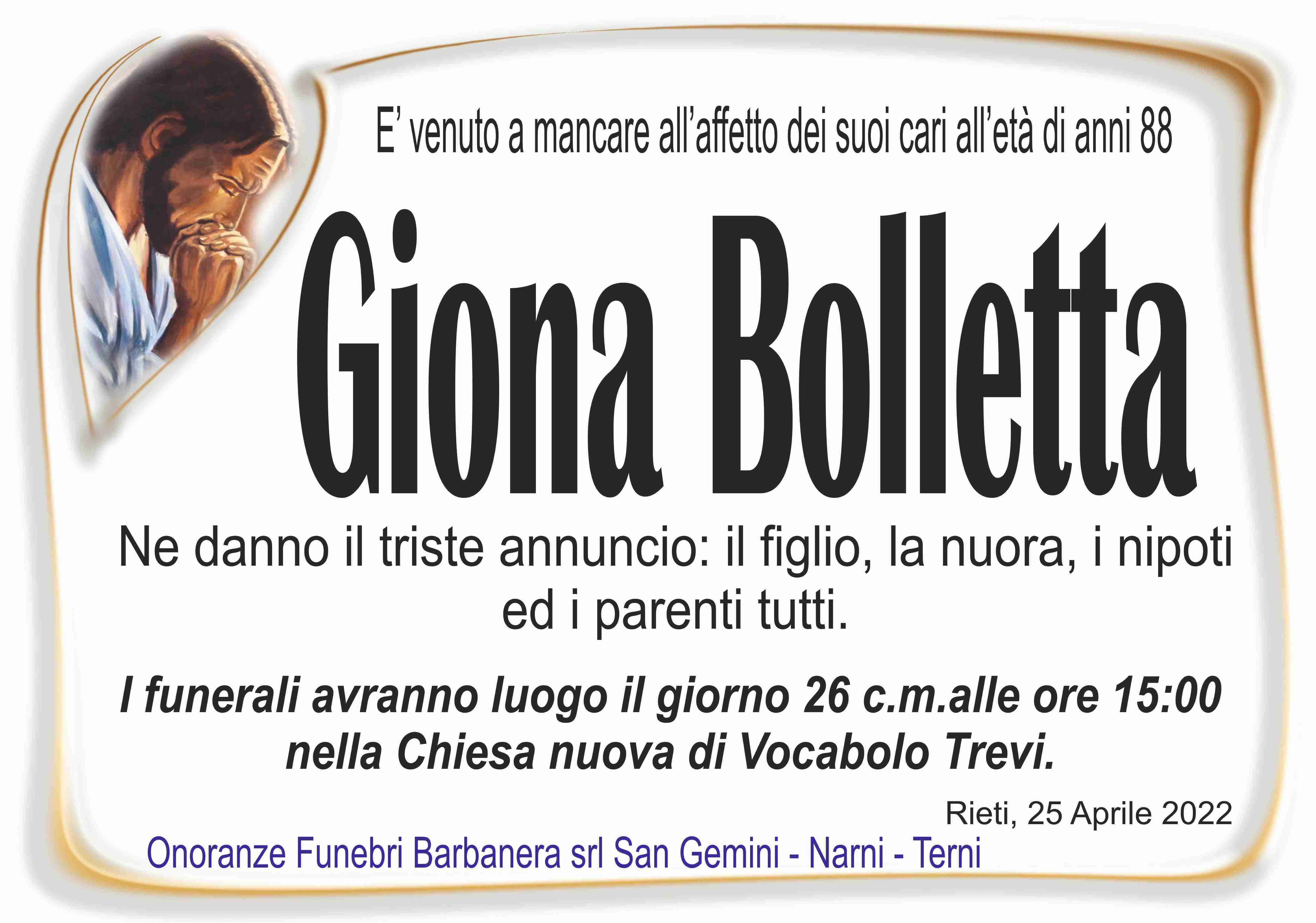 Giona Bolletta