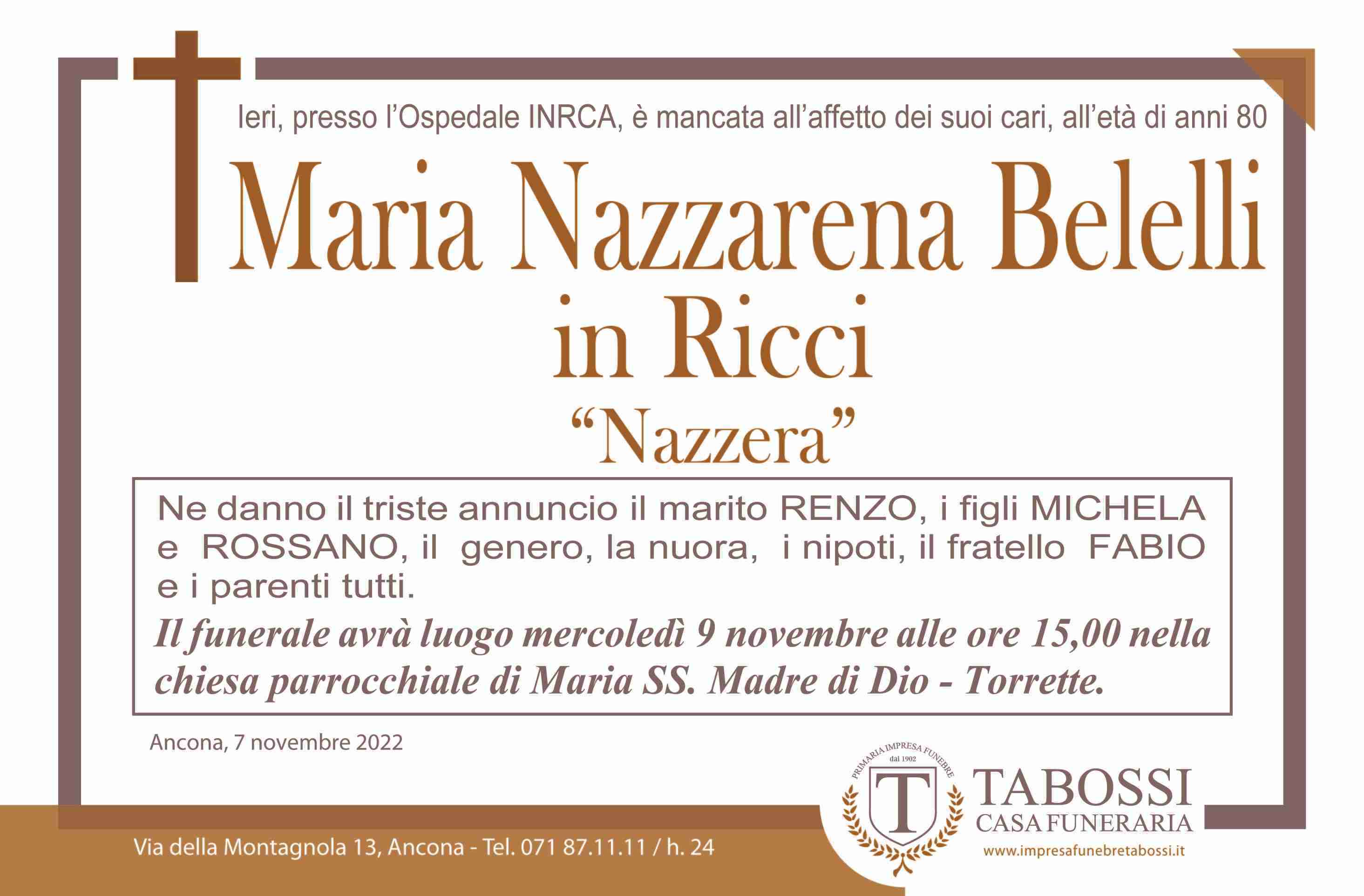Maria Nazzarena Belelli