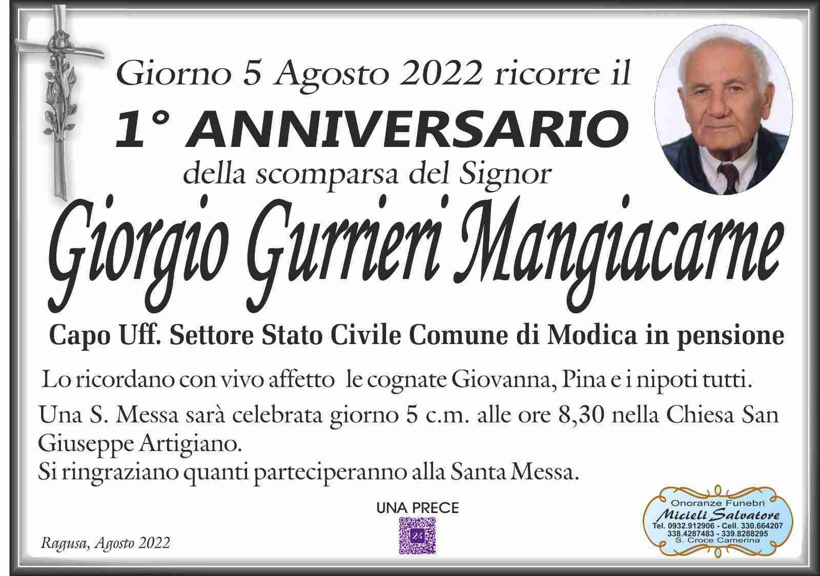 Giorgio Gurrieri Mangiacarne