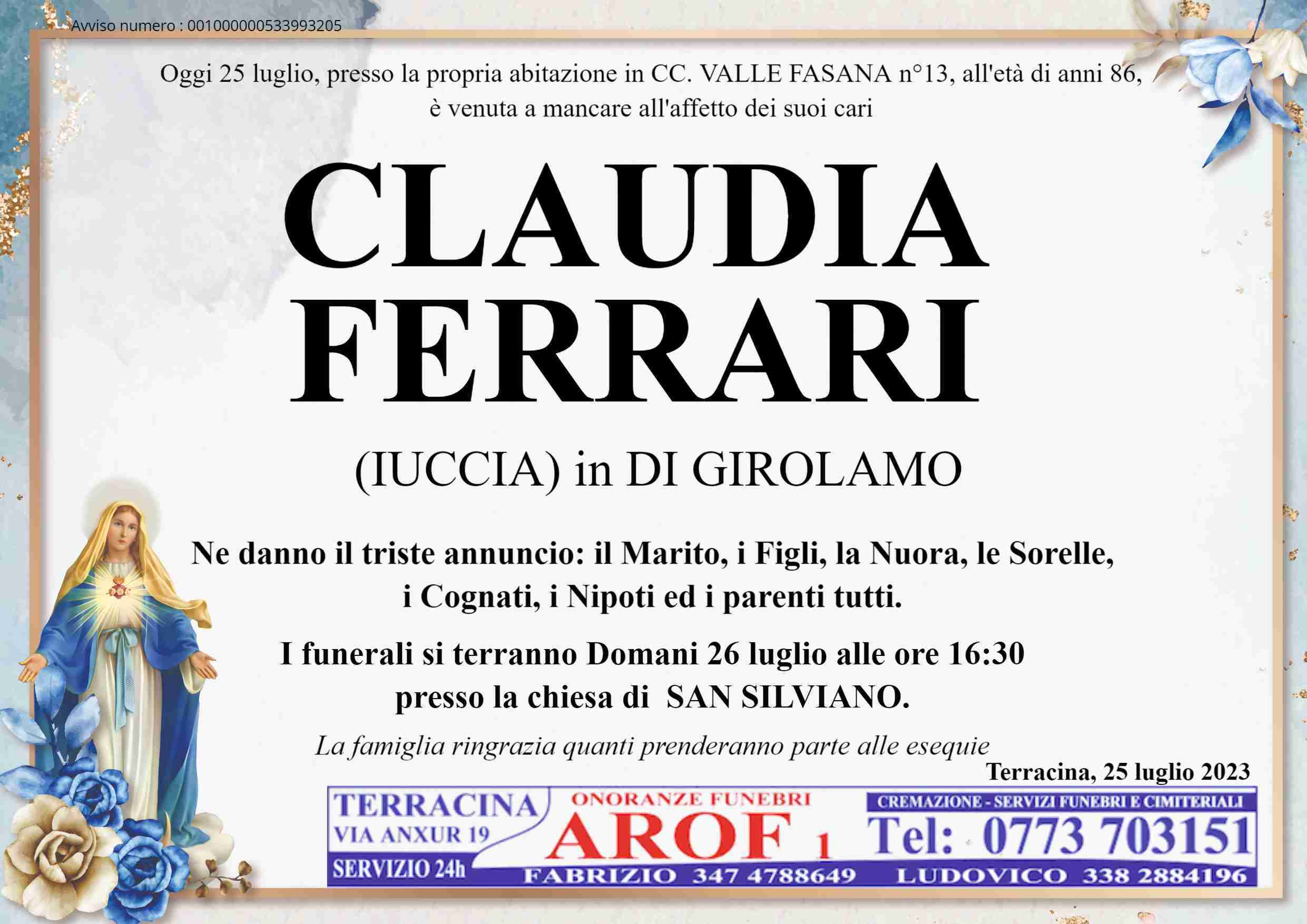 Ferrari Claudia