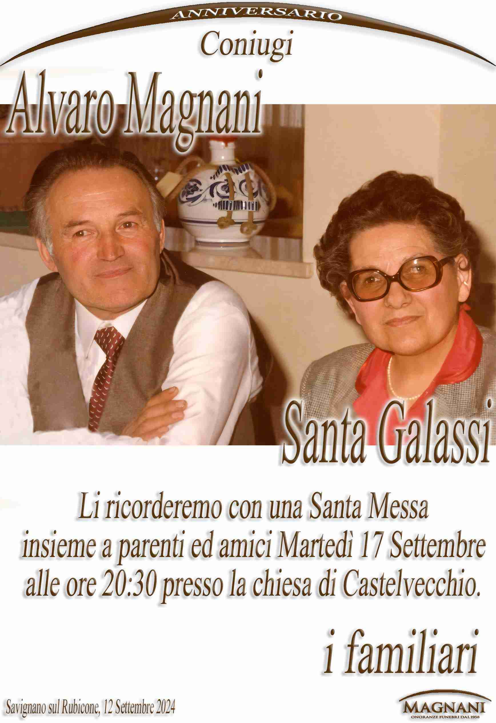 Alvaro Magnani e Santa Galassi