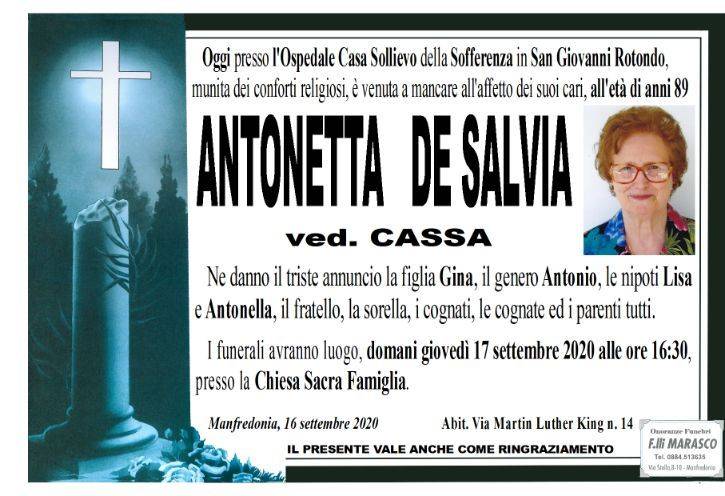 Antonetta De Salvia