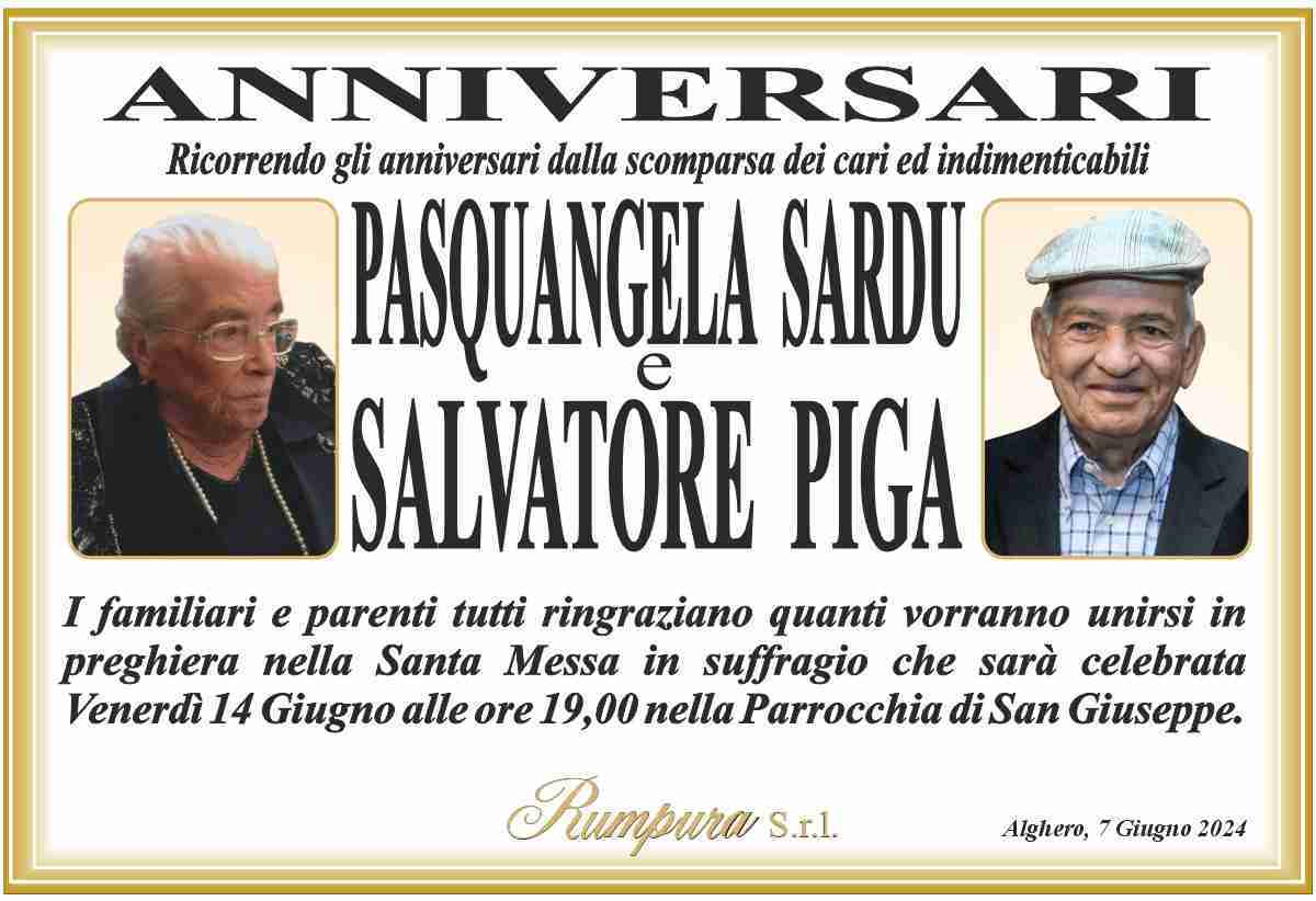 Pasquangela Sardu e Salvatore Piga