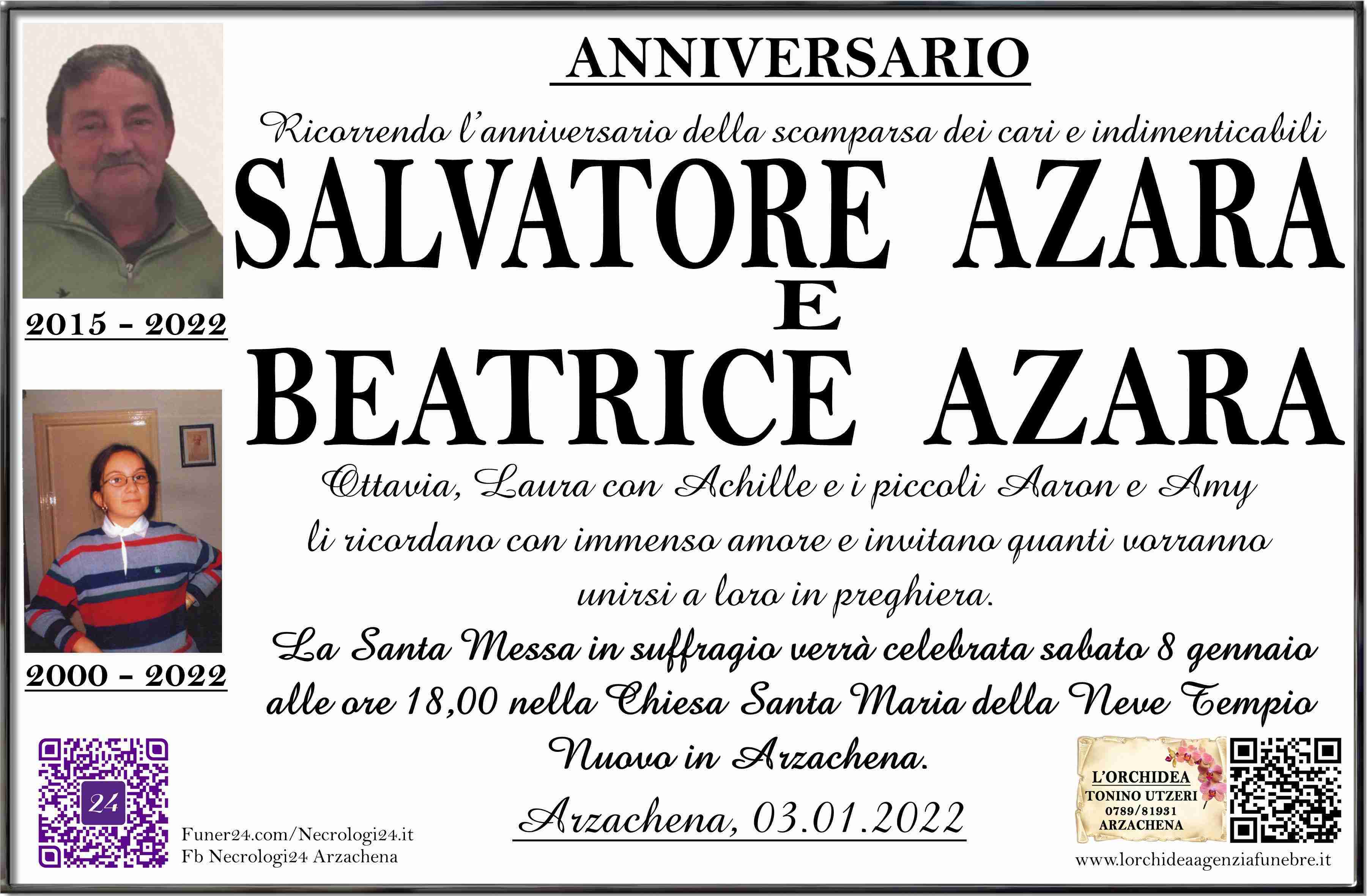 Salvatore Azara e Beatrice Azara