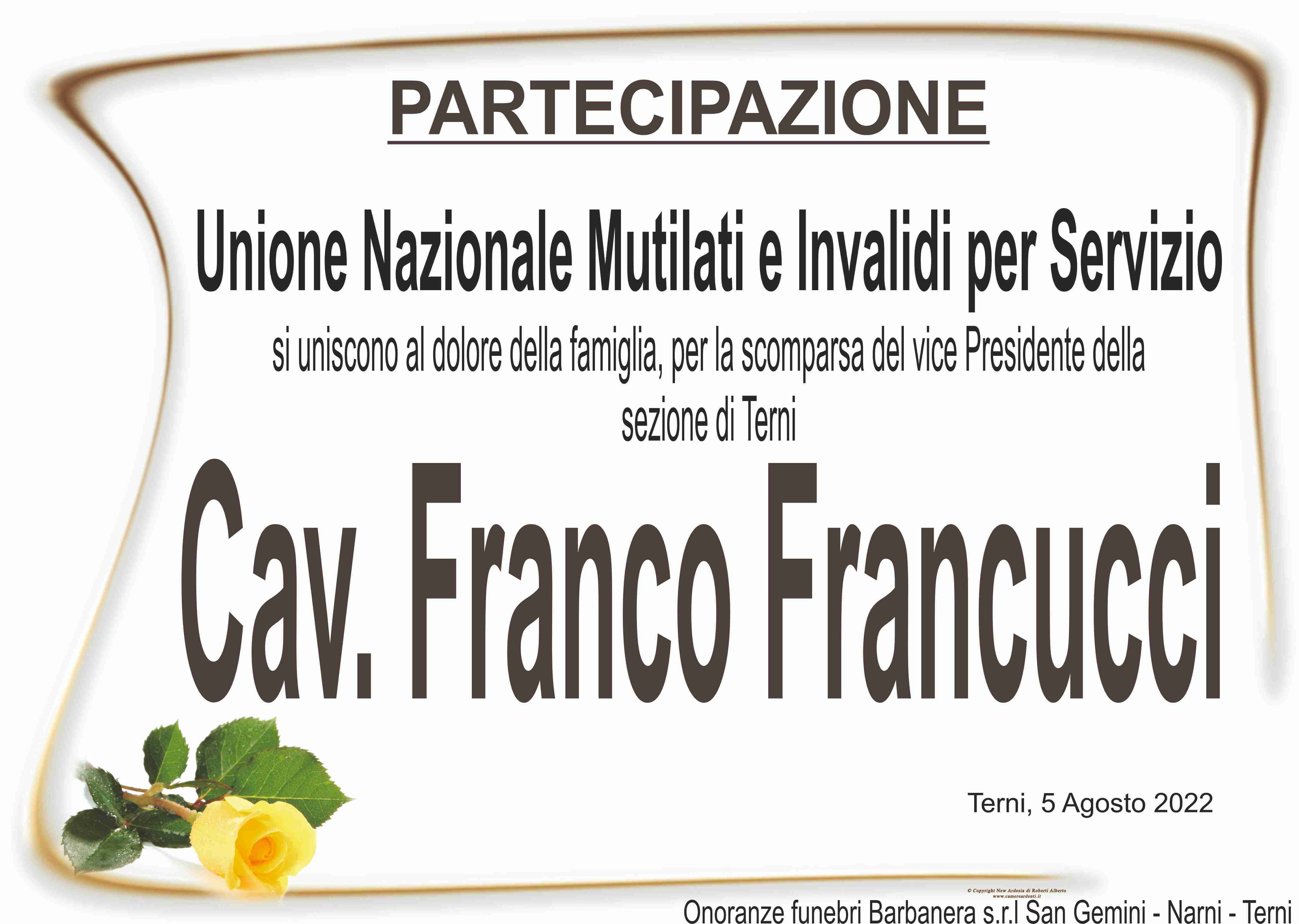 Cav. Franco Francucci
