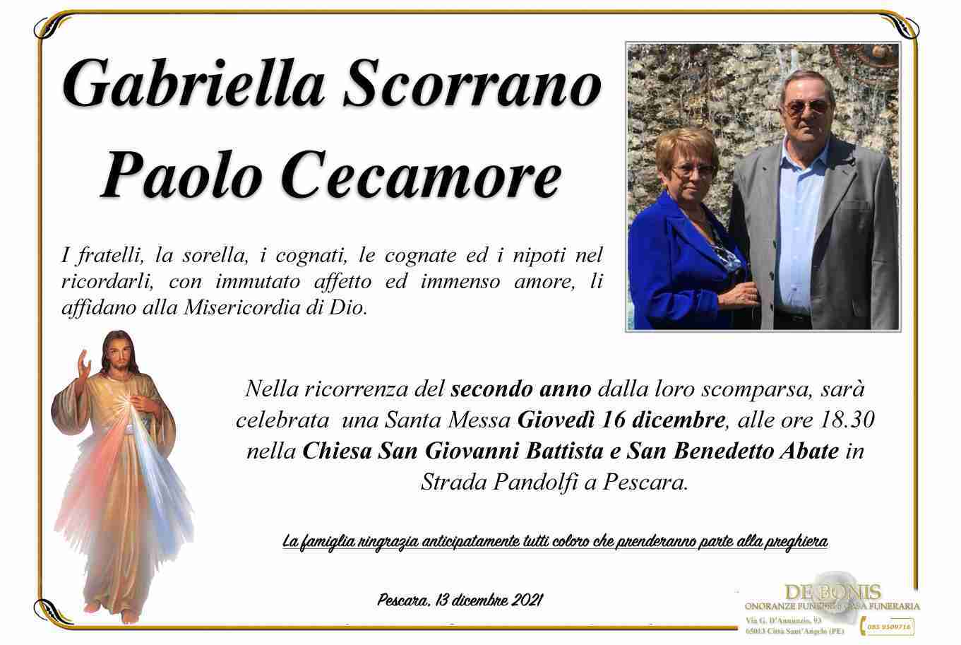 Gabriella Scorrano e Paolo Cecamore