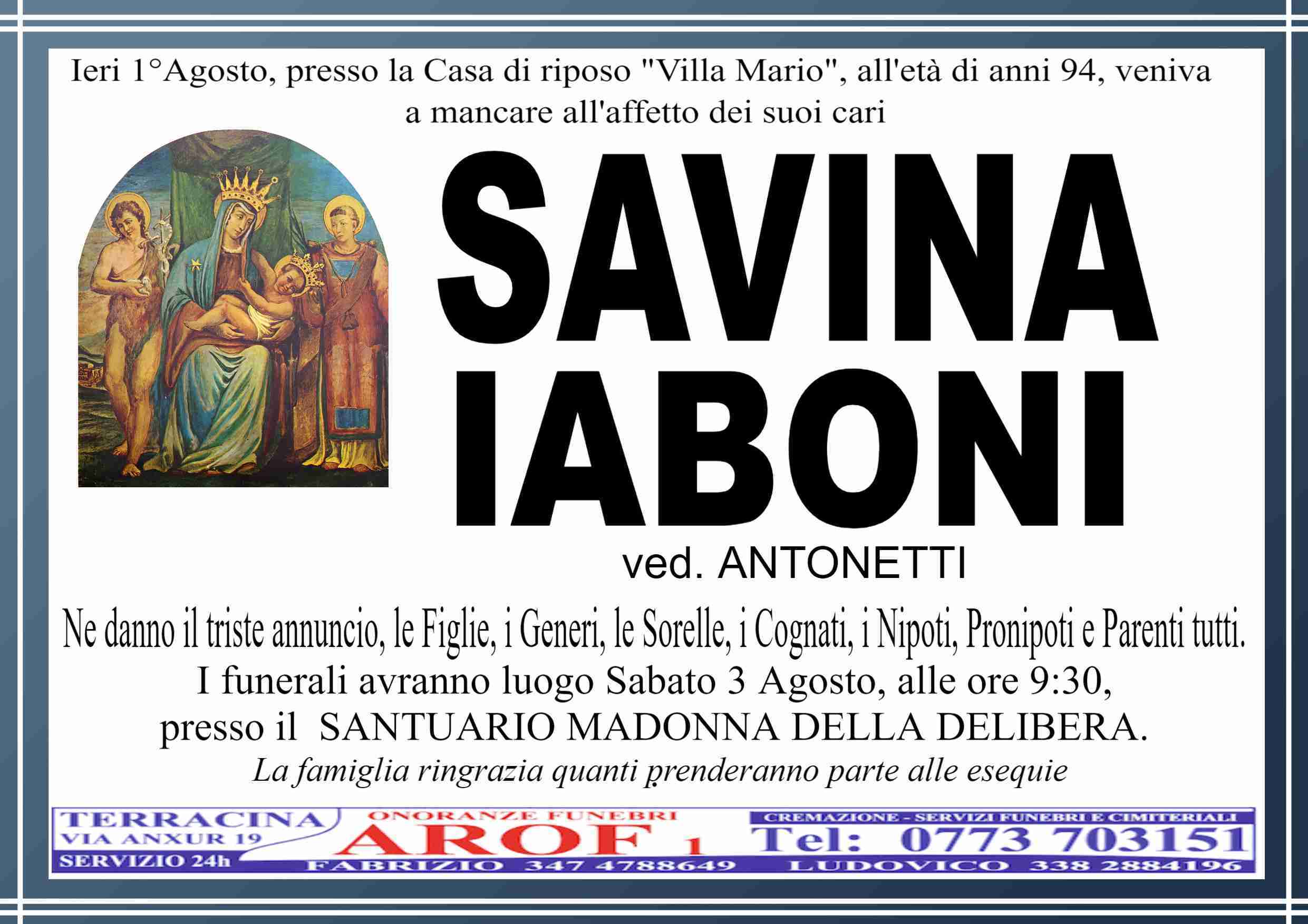 Savina Iaboni