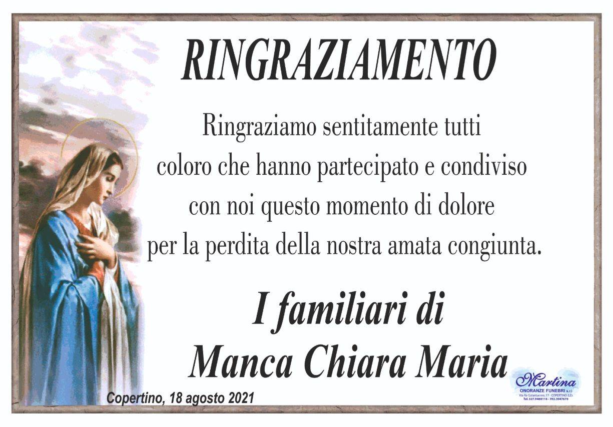 Chiara Maria Manca