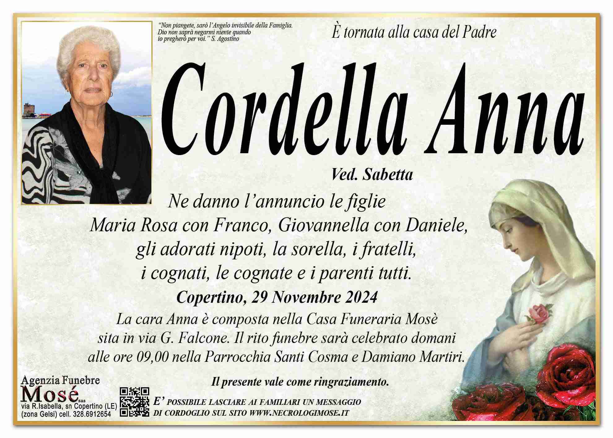 Anna Addolorata Cordella