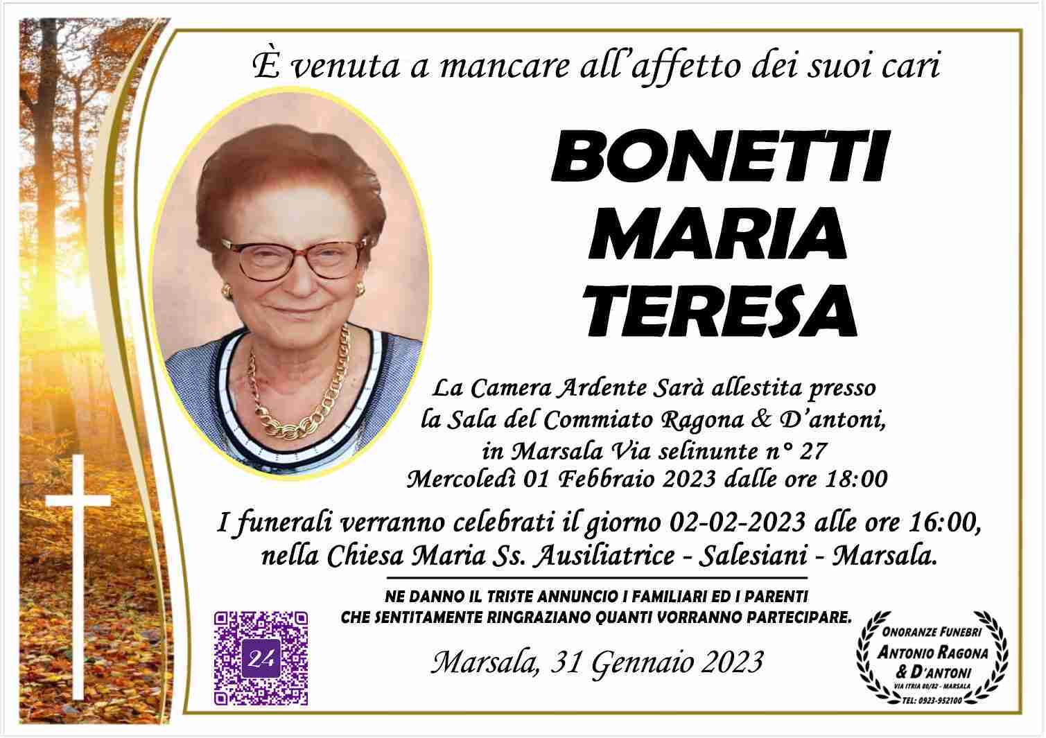 Maria Teresa Bonetti