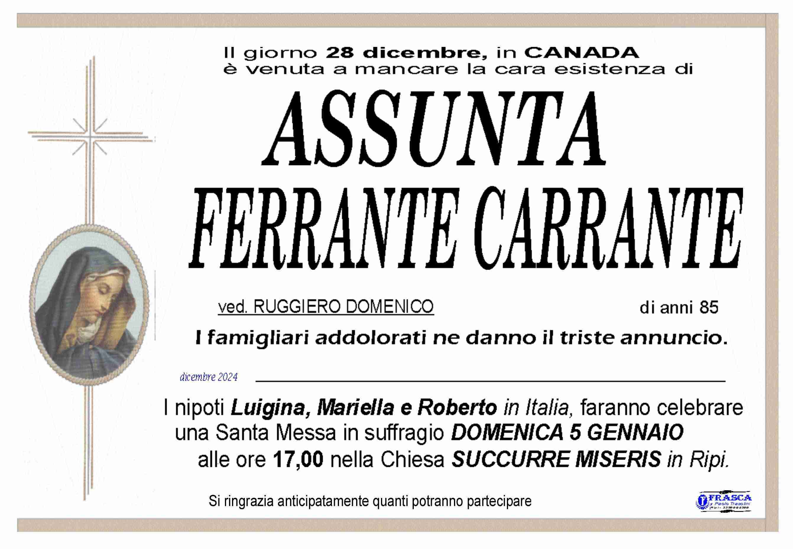 Assunta Ferrante Carrante