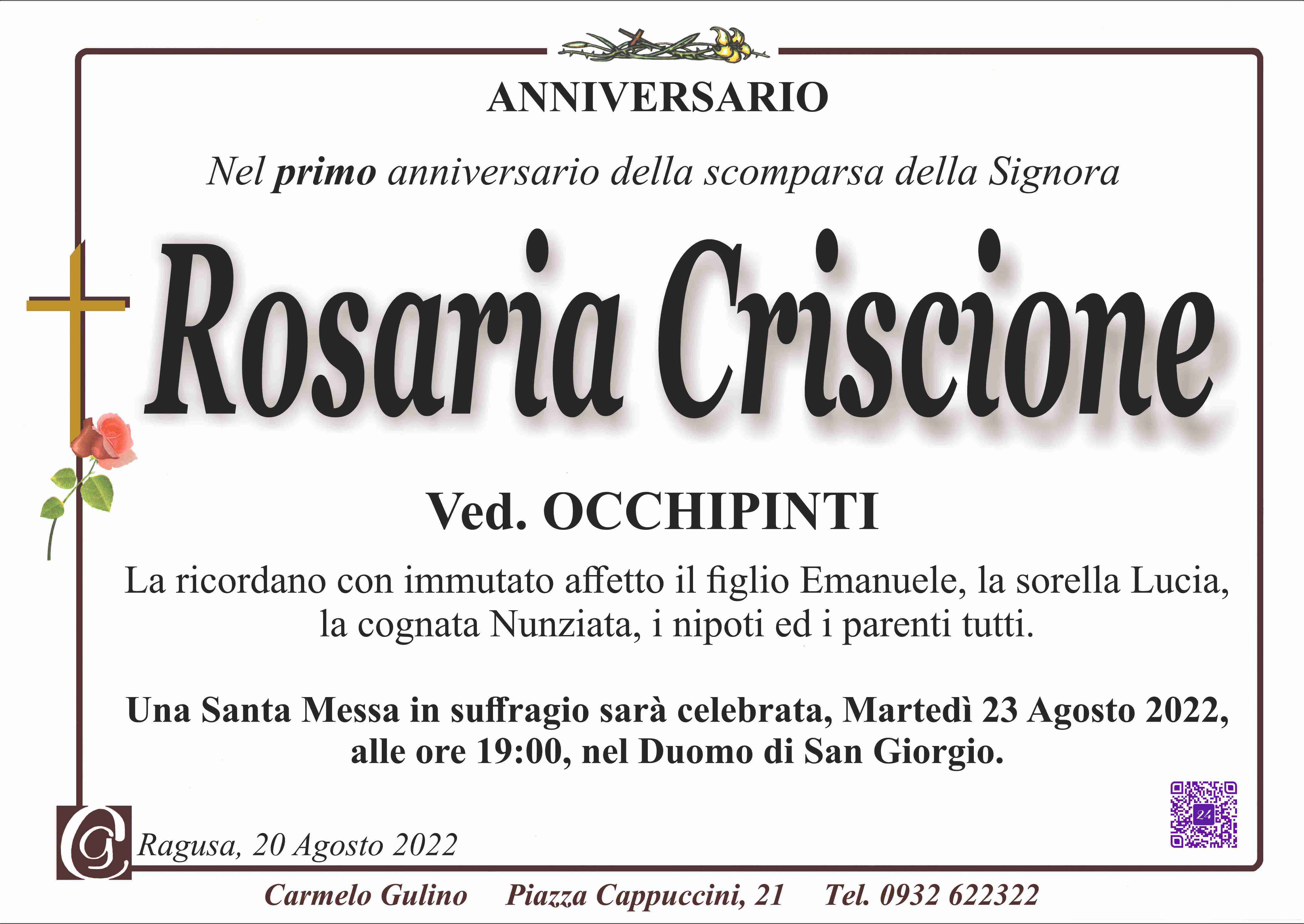 Rosaria Criscione