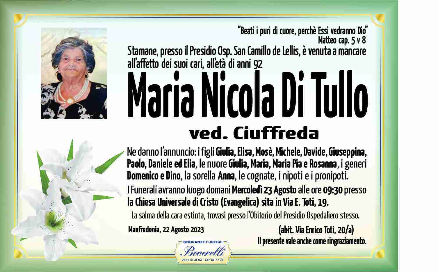 Maria Nicola Di Tullo