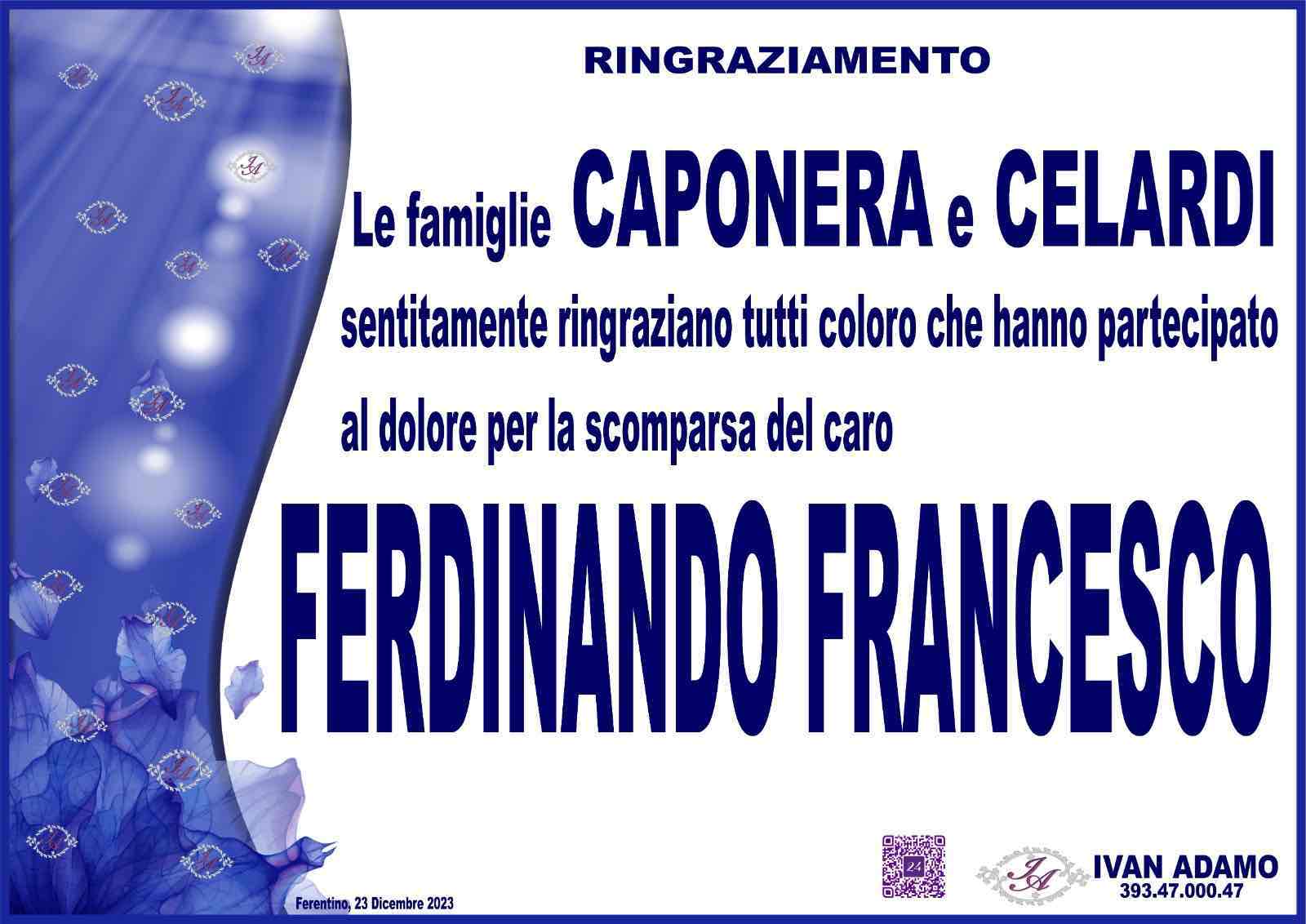 Ferdinando Francesco Caponera