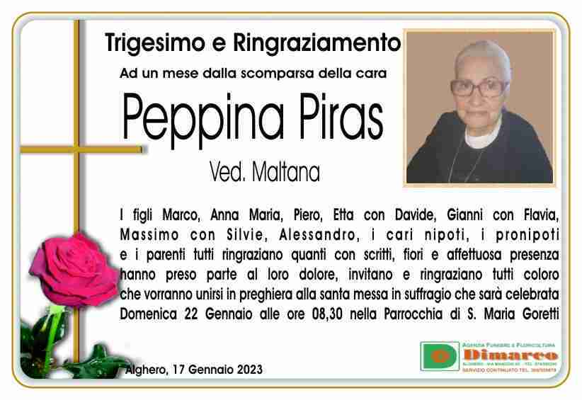 Peppina Piras ved. Maltana