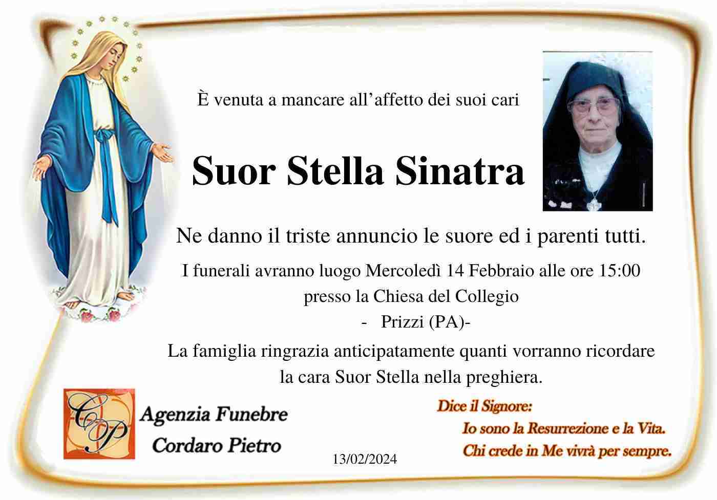 Suor Stella Sinatra