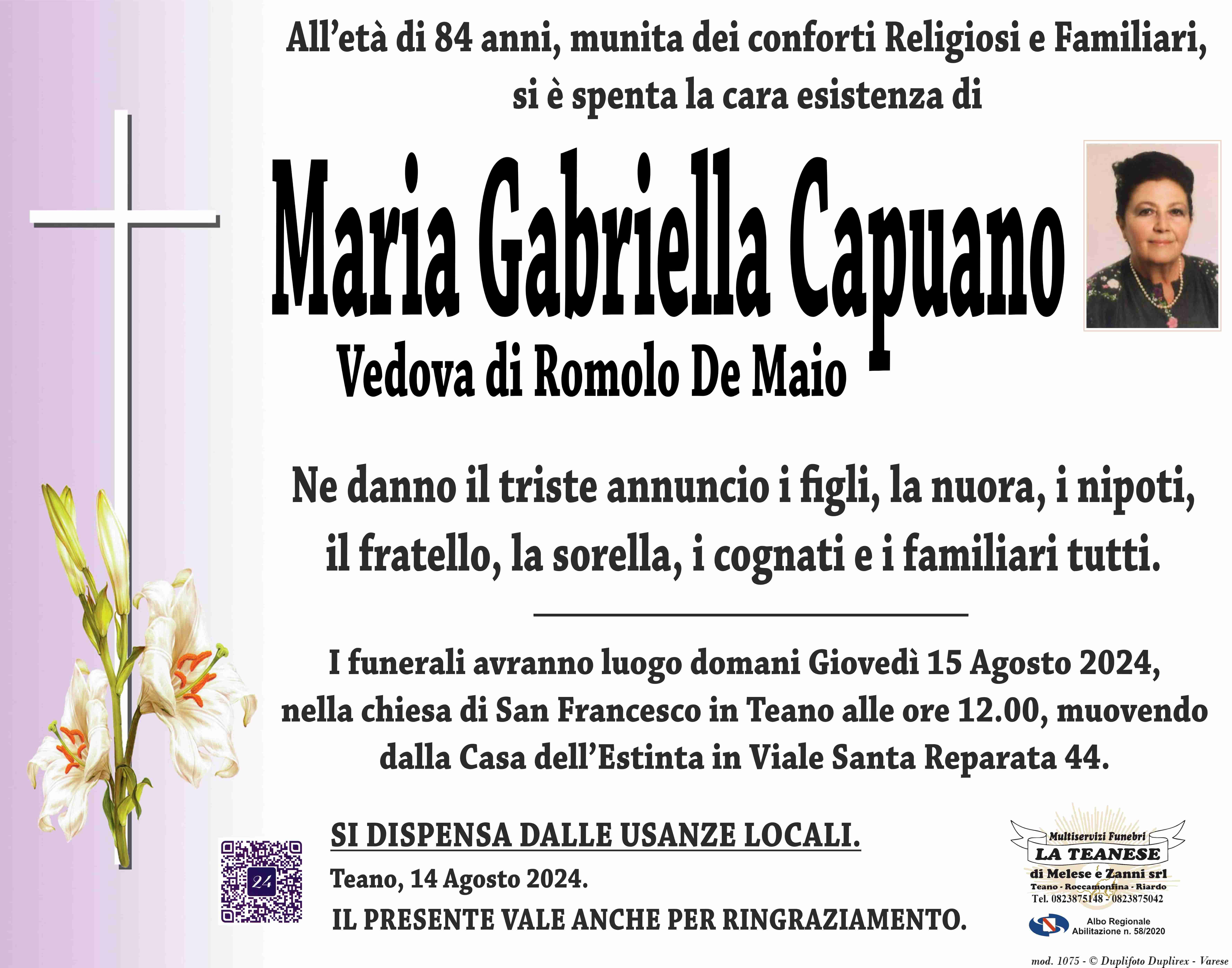 Maria Gabriella Capuano