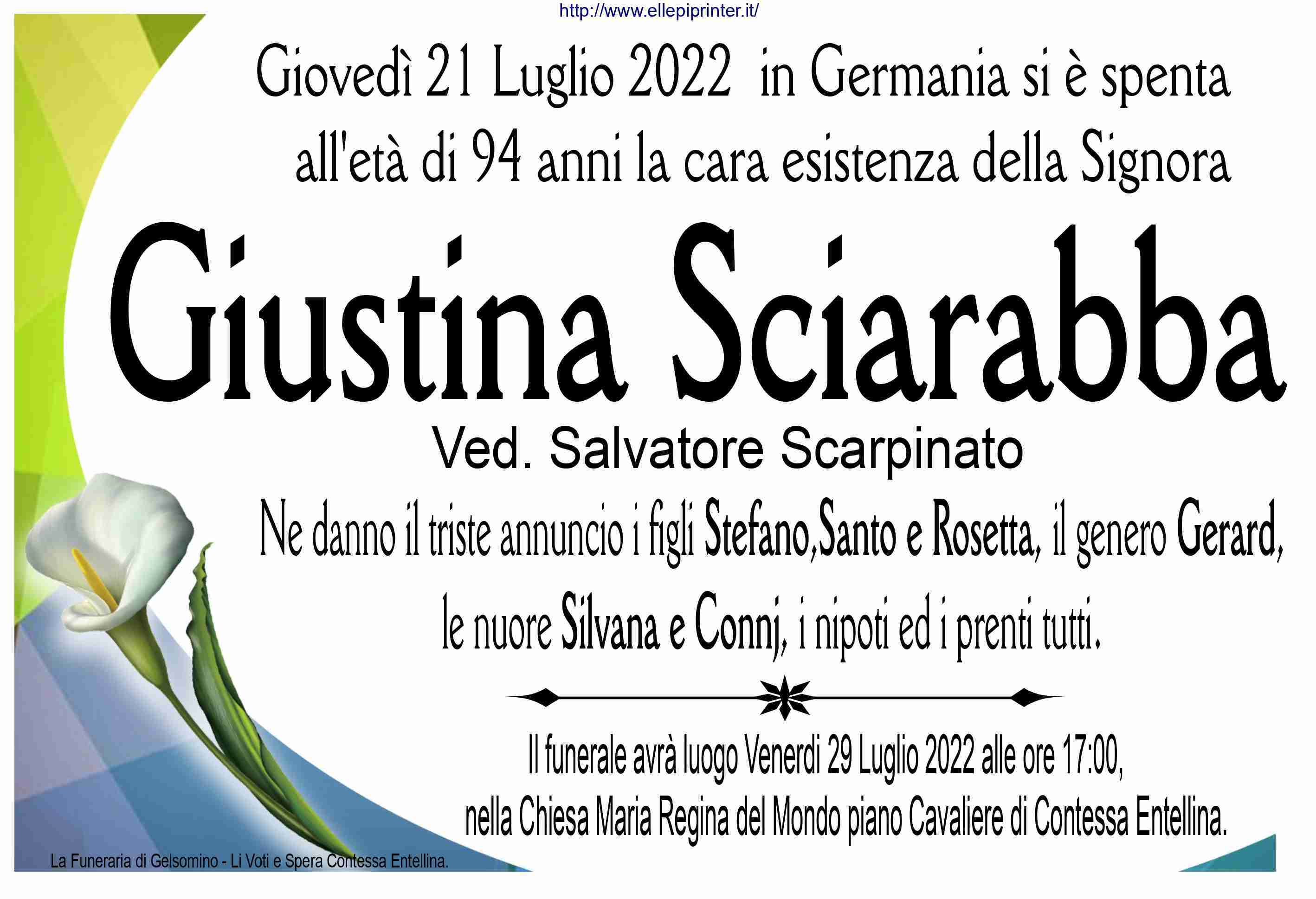 Giustina Sciarabba