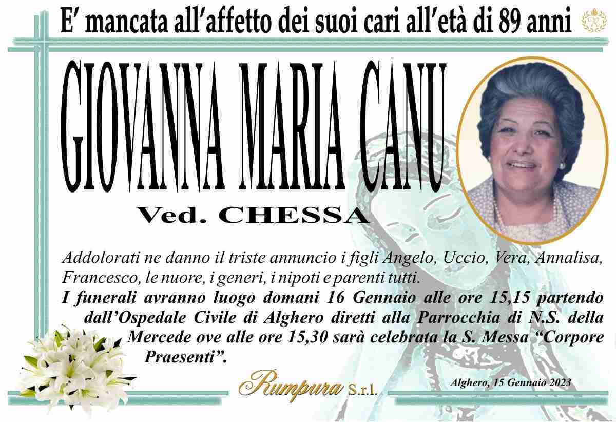 Giovanna Maria Canu