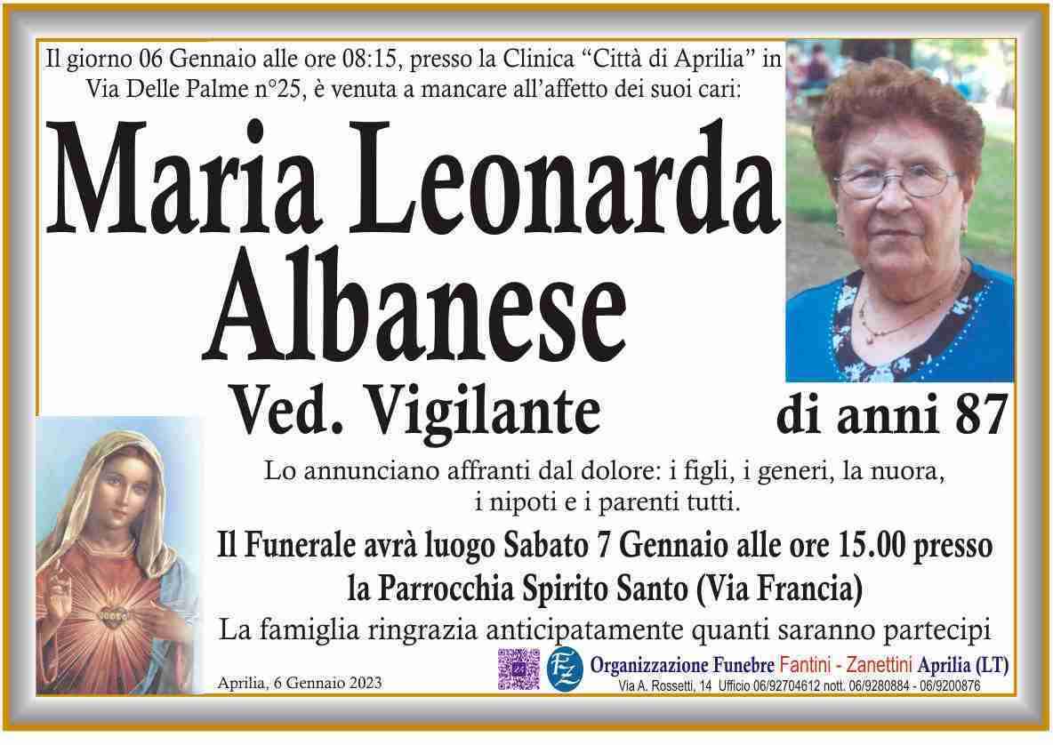 Maria Leonarda Albanese