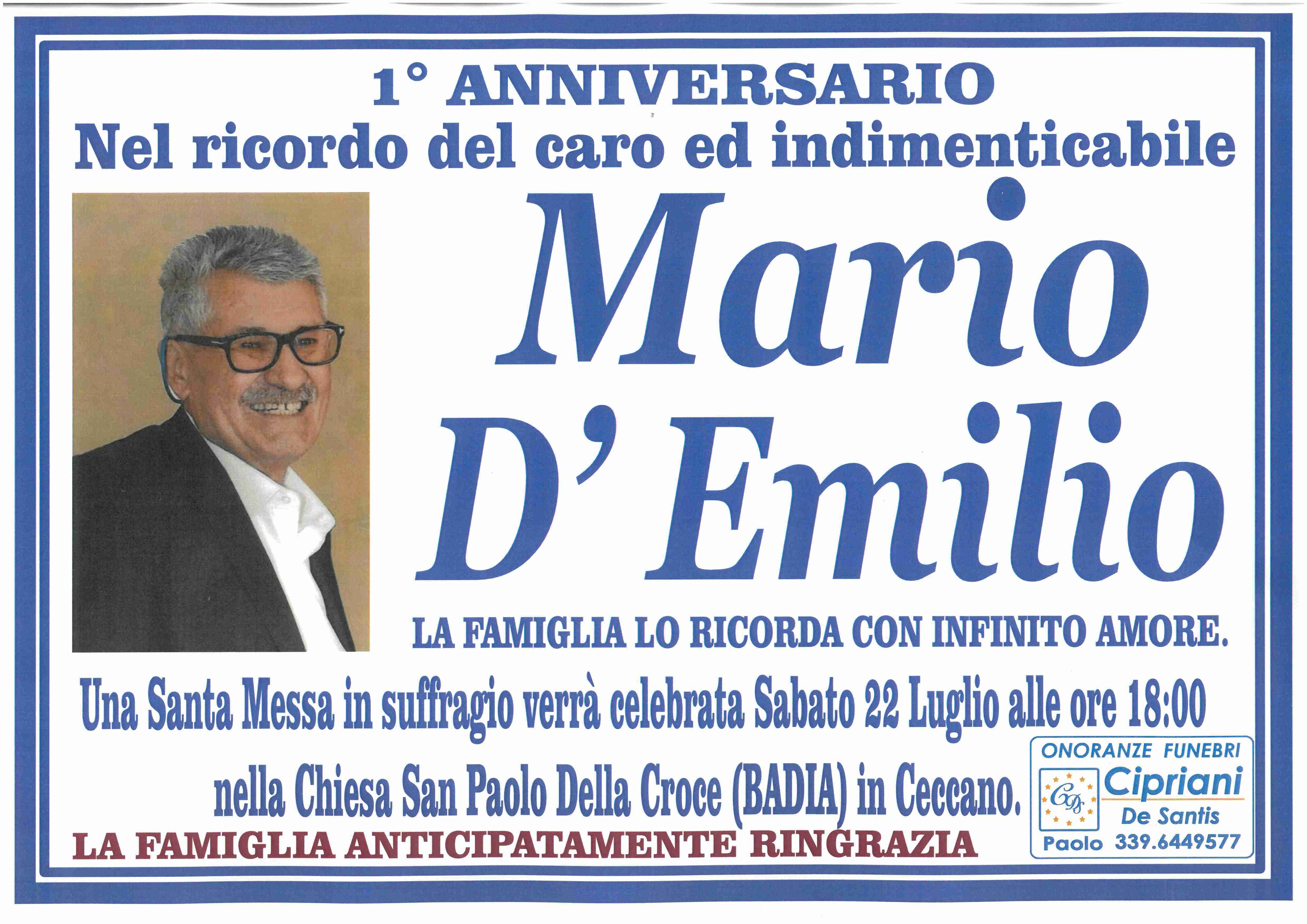 Mario D'Emilio