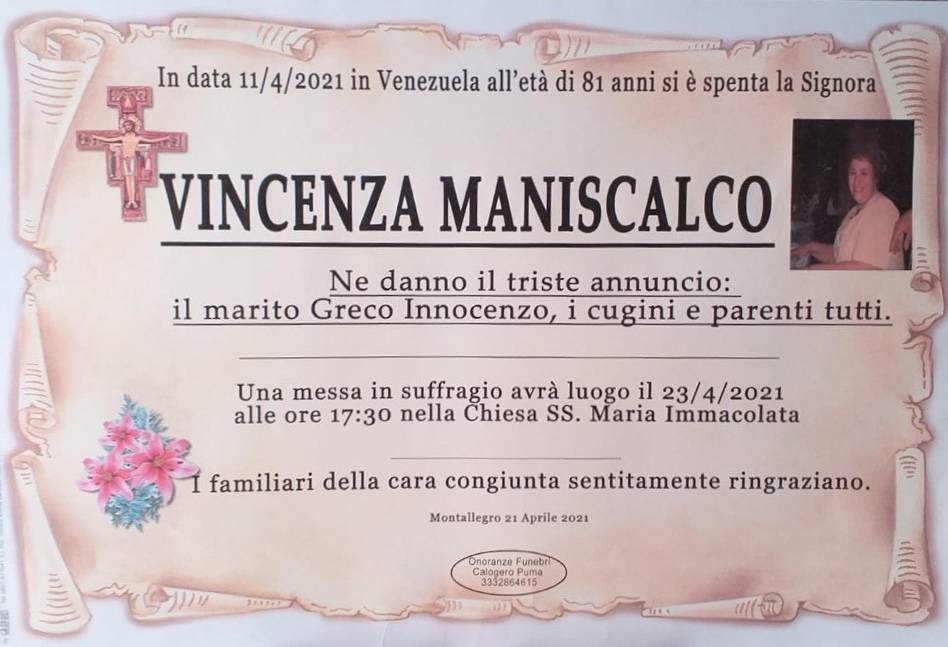 Vincenza Maniscalco