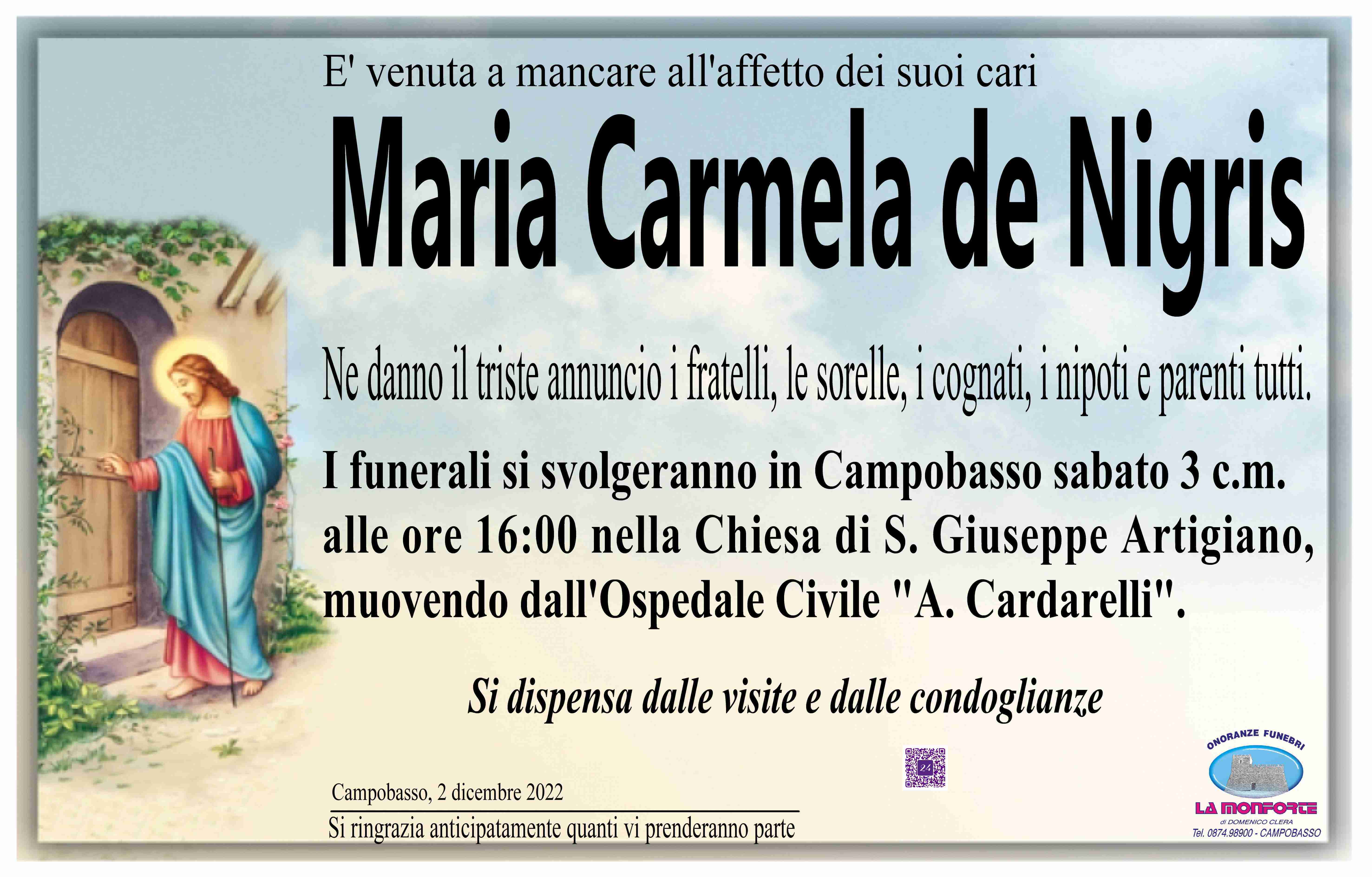 Maria Carmela de Nigris