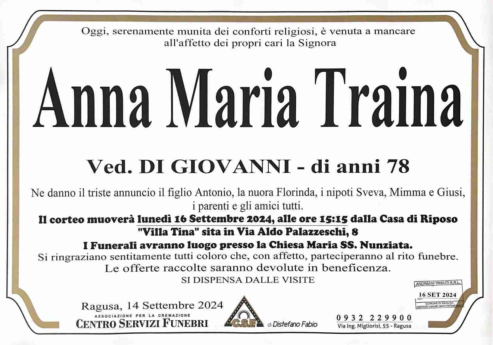 Traina Anna Maria