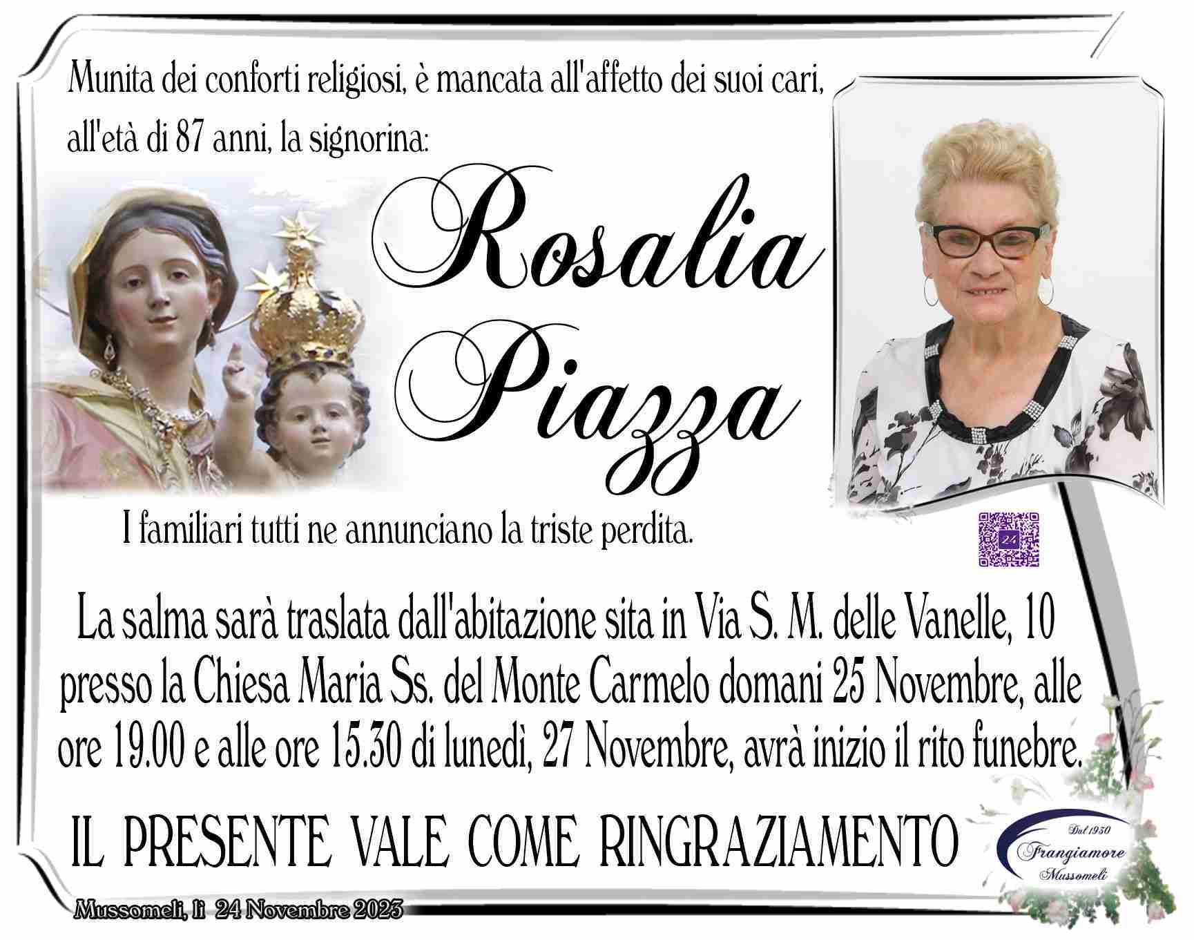 Rosalia Piazza