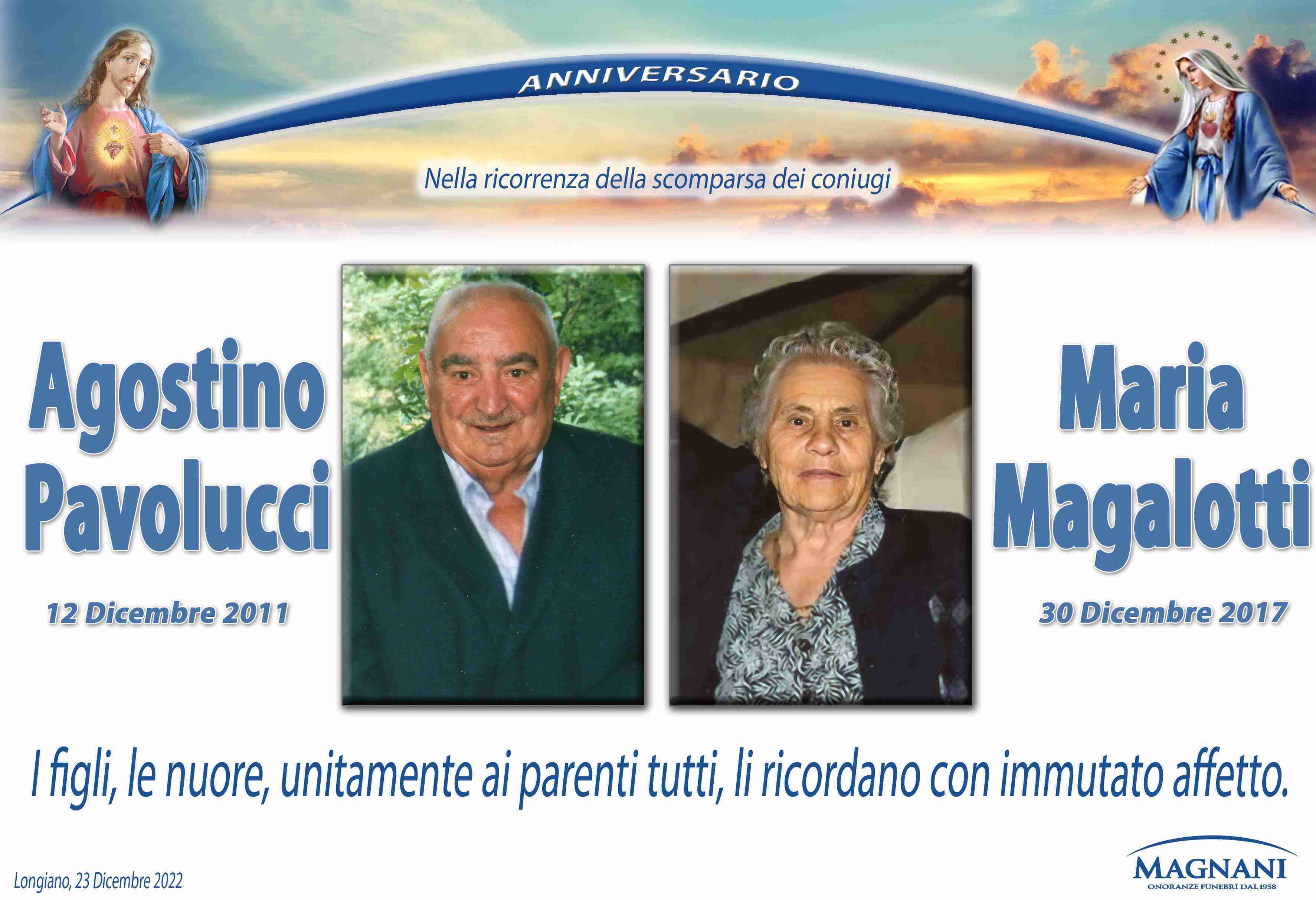 Agostino Pavolucci e Maria Magalotti