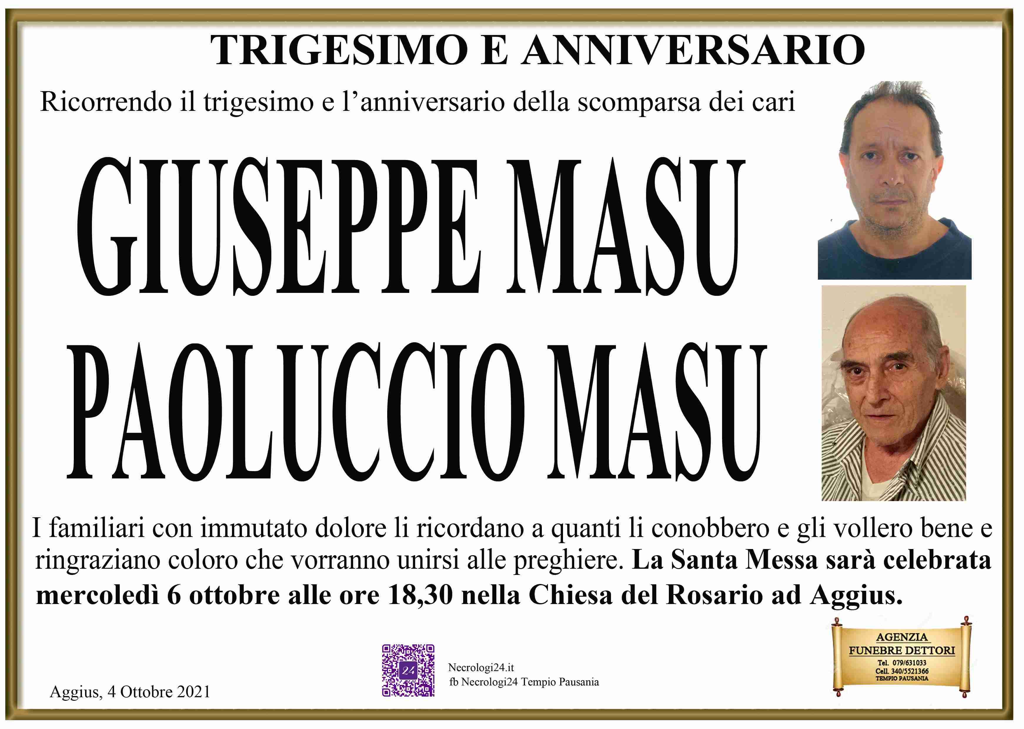 Giuseppe Masu e Paoluccio Masu