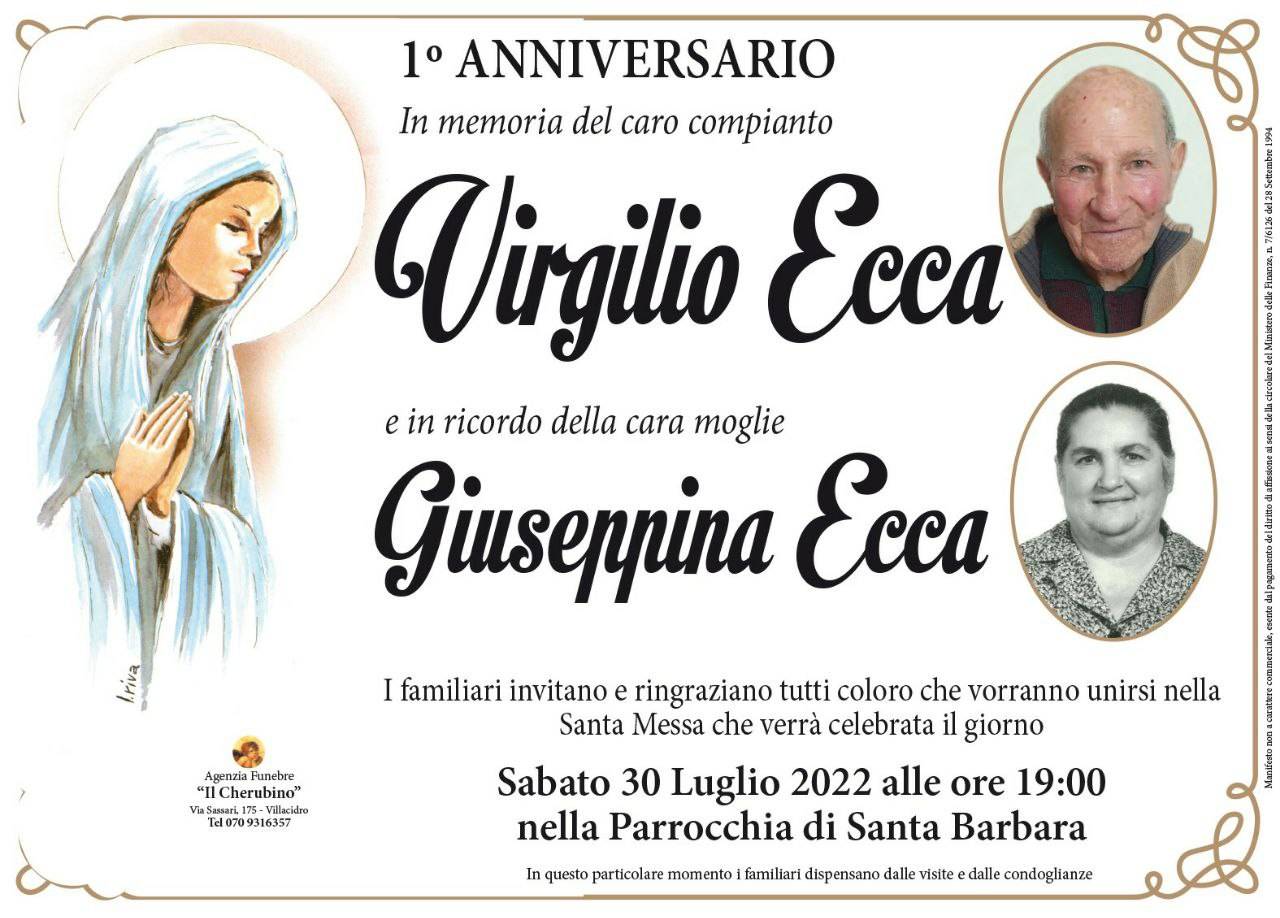 Virgilio Ecca e Giuseppina Ecca