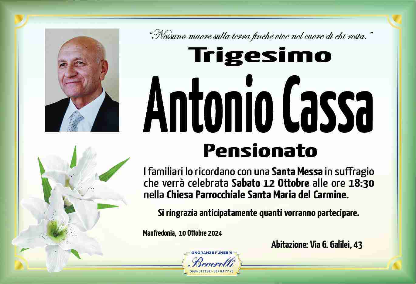 Antonio Cassa