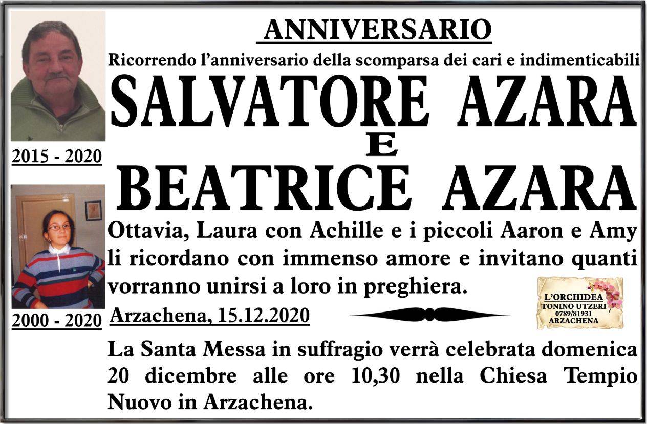 Salvatore Azara e Beatrice Azara