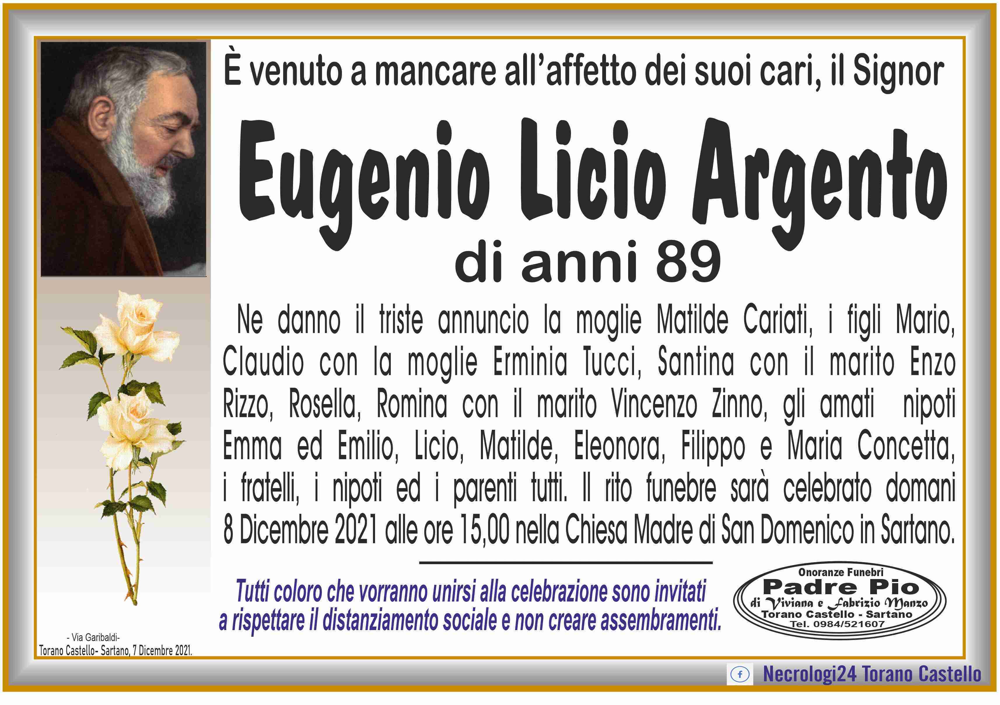 Eugenio Licio Argento